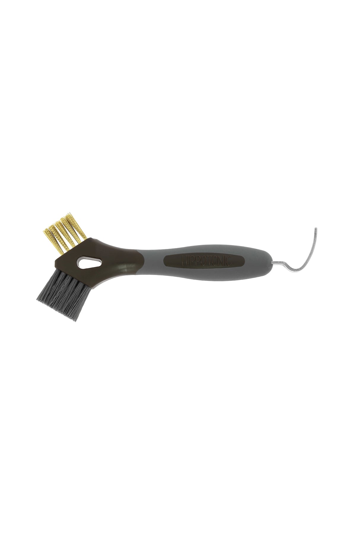 HIPPOTONIC 3-in-1 Metal Hoof Pick Brush Horse Grooming Tools