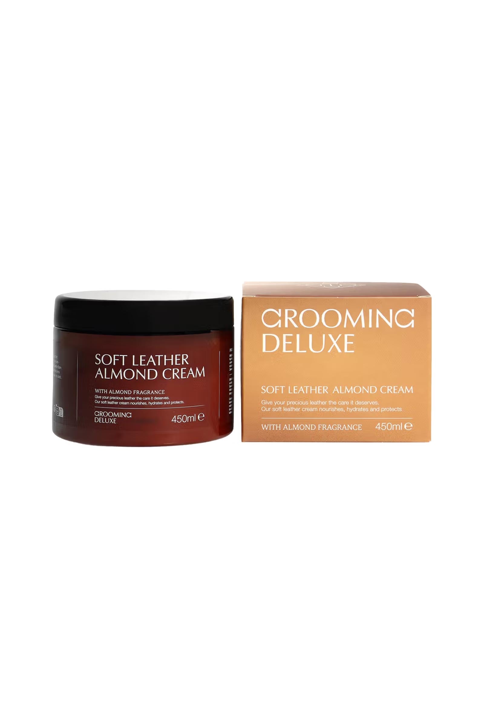 Grooming Deluxe Mjuk läder mandelkräm, 450 ml Hälsovård