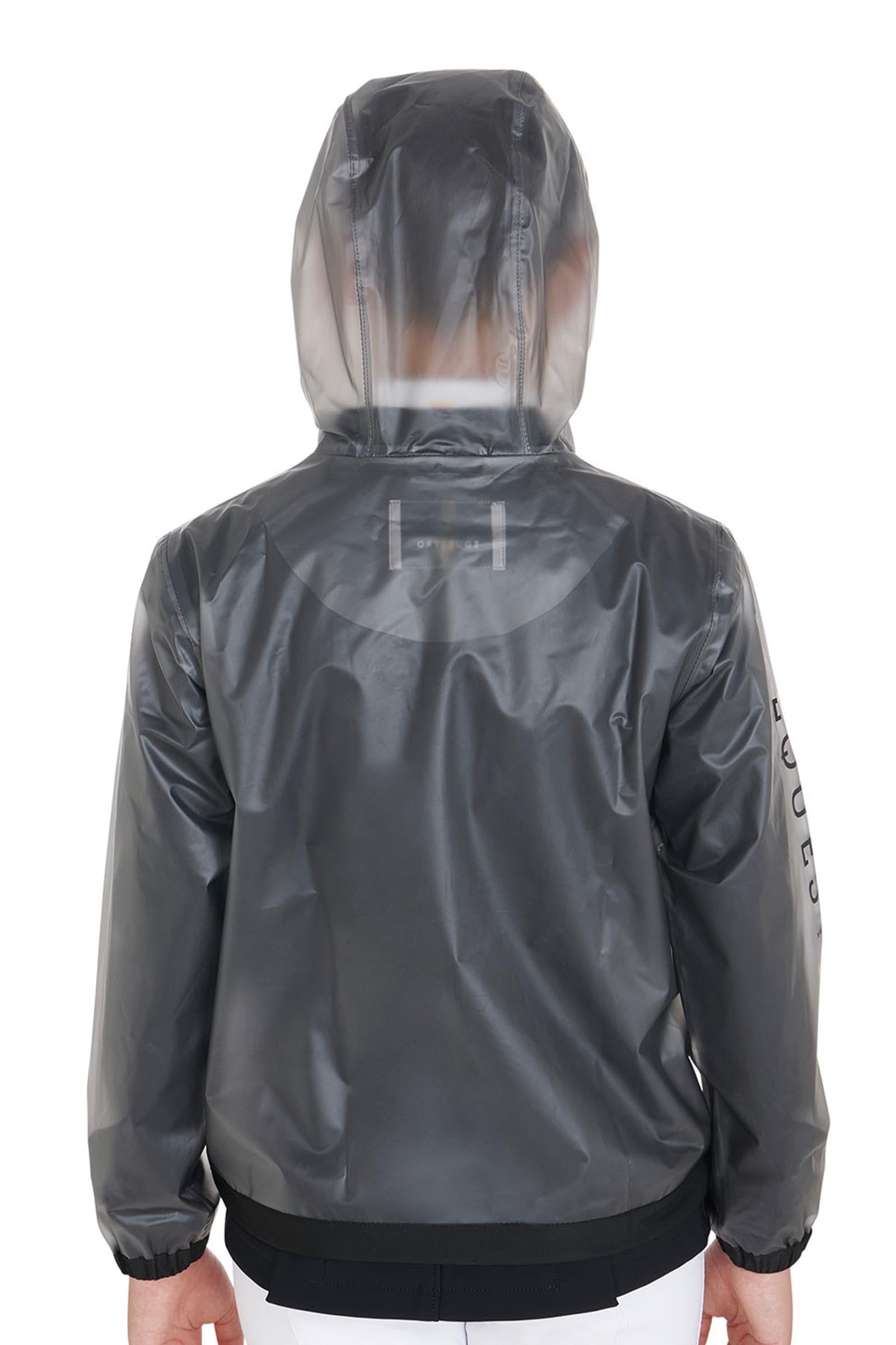 Equestro Kids' Windproof Zip Hooded Raincoat Kids Apparel