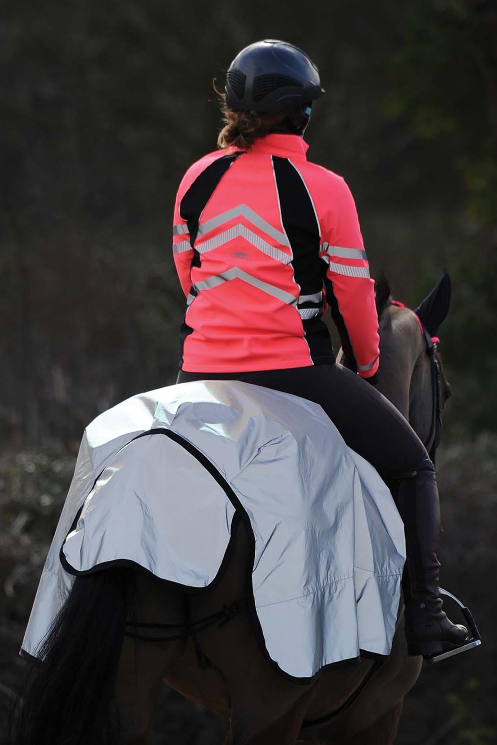 Weatherbeeta Reflective Wrap Around Exercise Sheet Horse Rugs