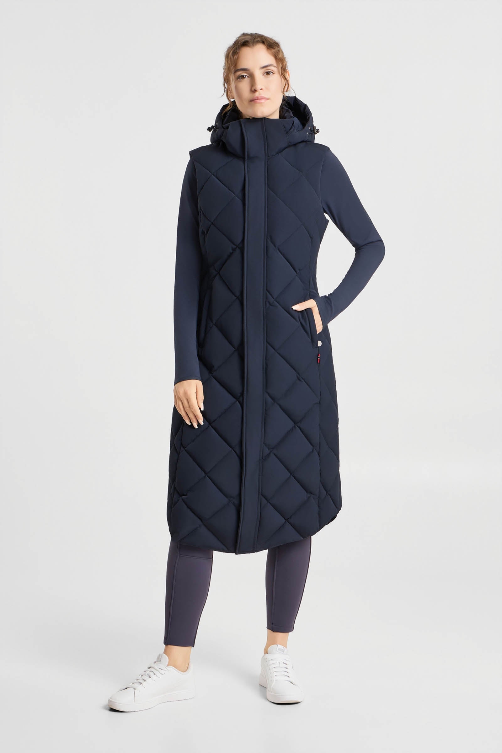 B Vertigo Gem Waxy Women's Padded Long Vest Women’s Riding Clothing