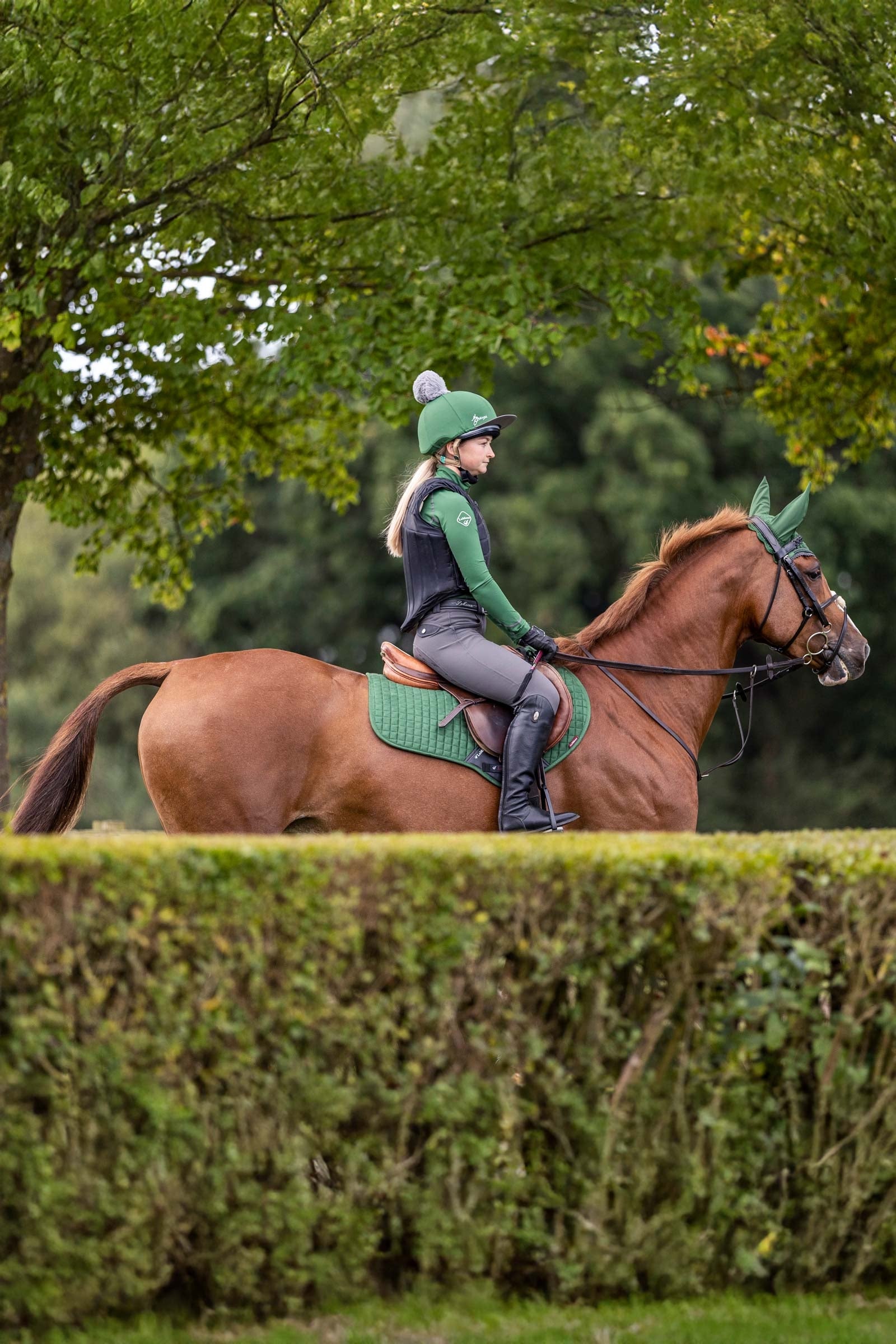 LeMieux Suede Seasonal Luxury Dressage Pad Saddle Pads