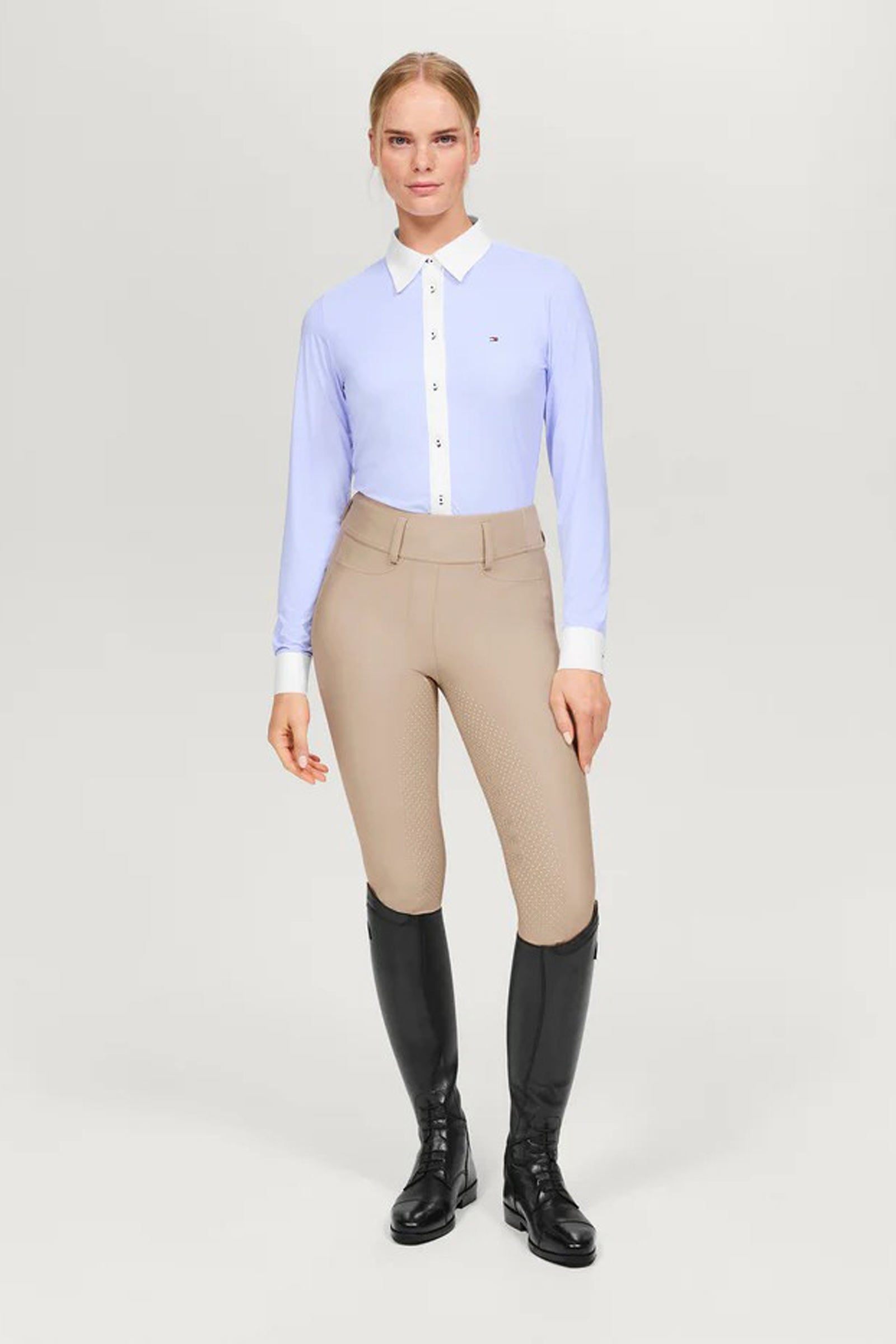 Tommy Hilfiger Equestrian Tommy Hilfiger Essex Women´s Stretch Oxford Shirt Women’s Riding Clothing