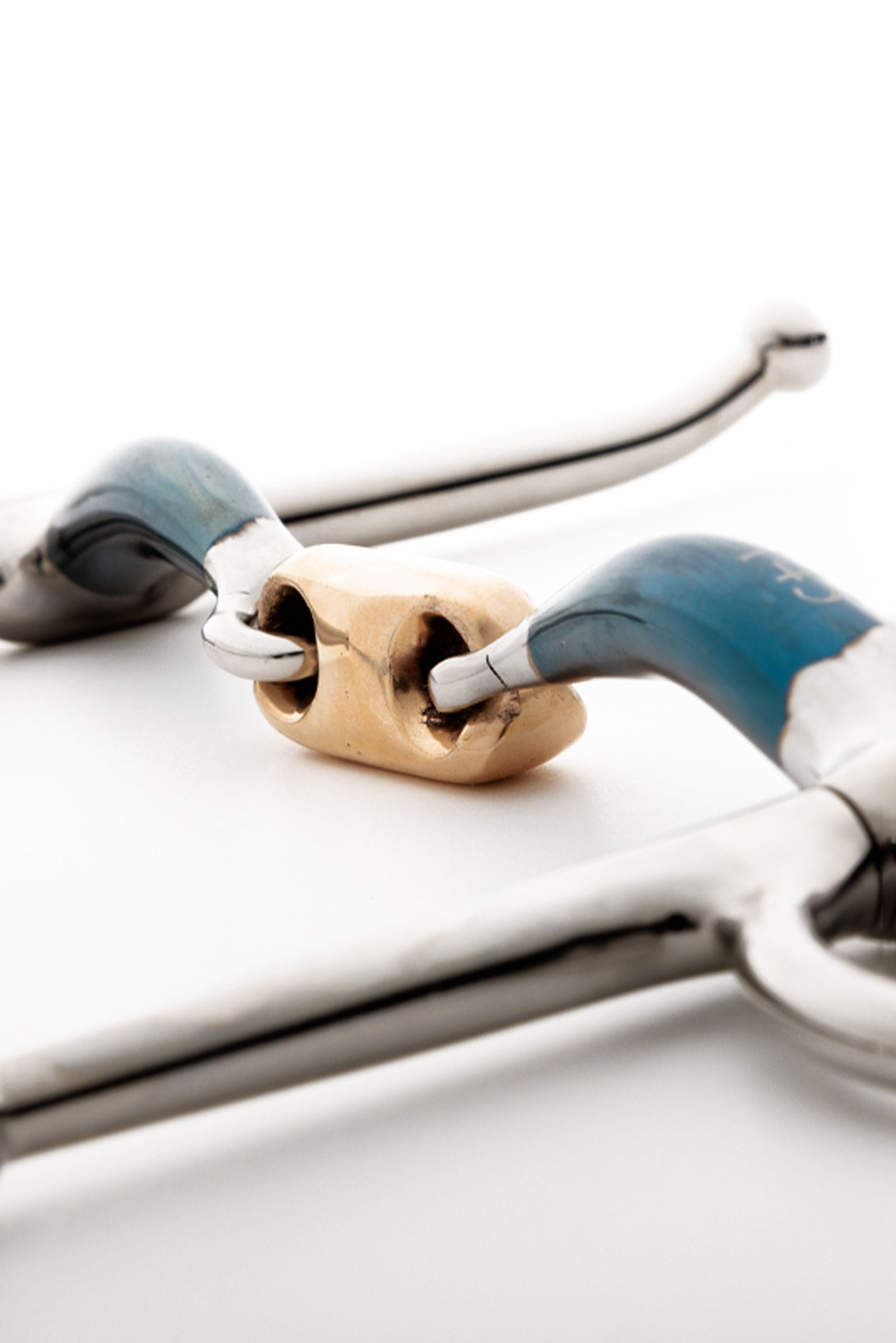 Kavalkade Ergonomic Full Cheek Bit Double Jointed, 14 mm Horse Bits