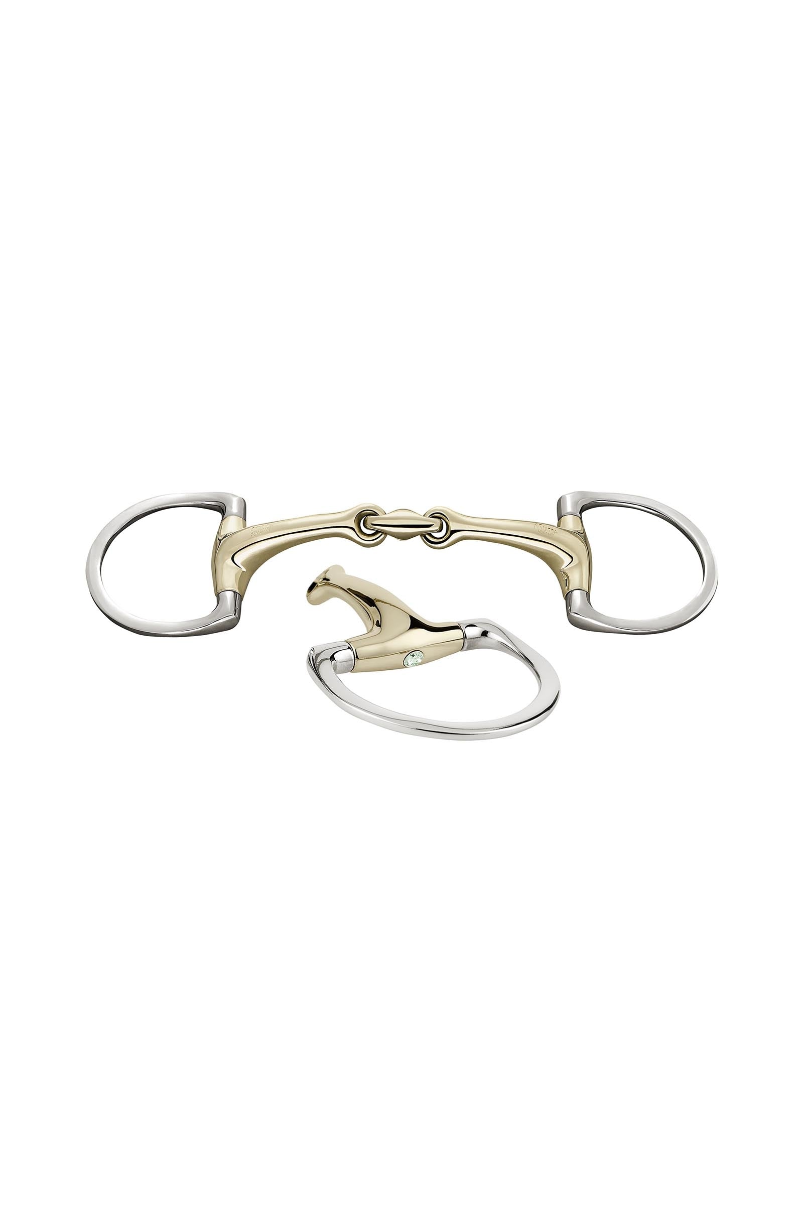 Sprenger Dynamic RS olivbett D ringar, dubbelt ledat, 16 mm, Sensogan, med kristaller Bett