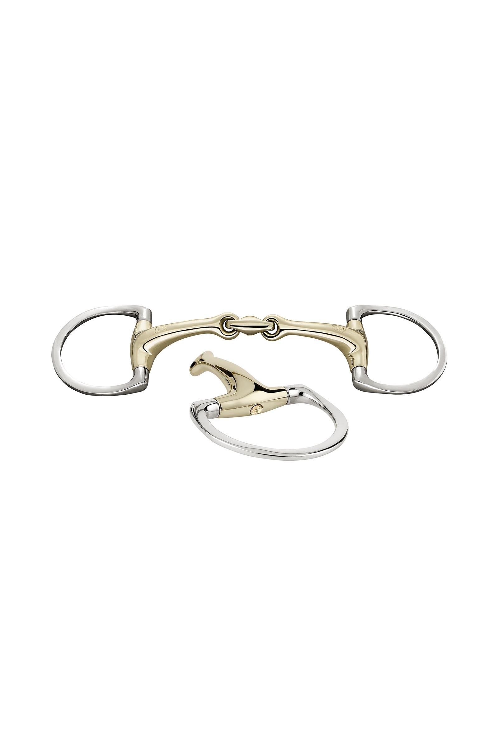 Sprenger Dynamic RS olivbett D ringar, dubbelt ledat, 16 mm, Sensogan, med kristaller Bett