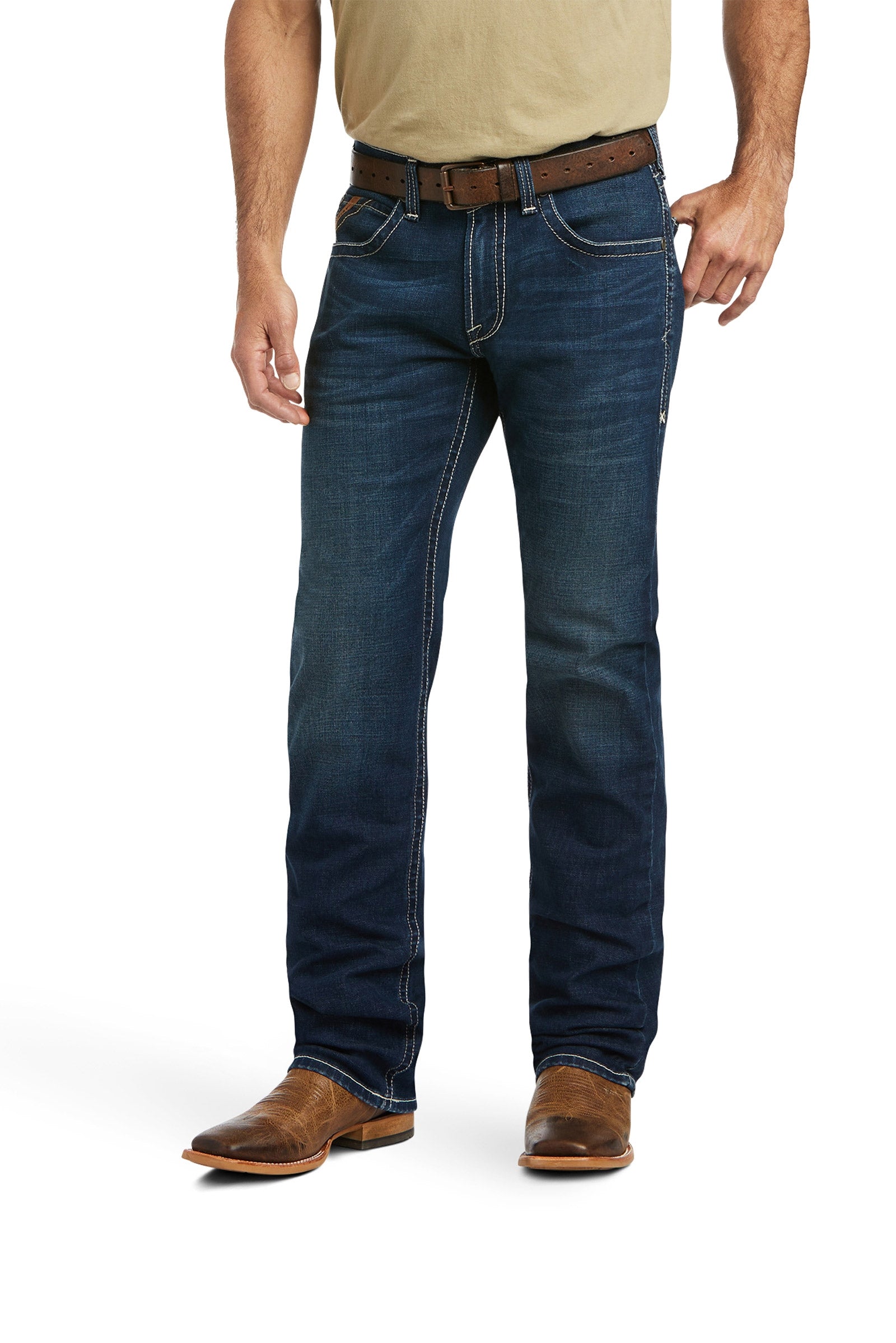 Ariat M5 Straight Stretch Remming Stackable Straight Leg Jeans Herridkläder