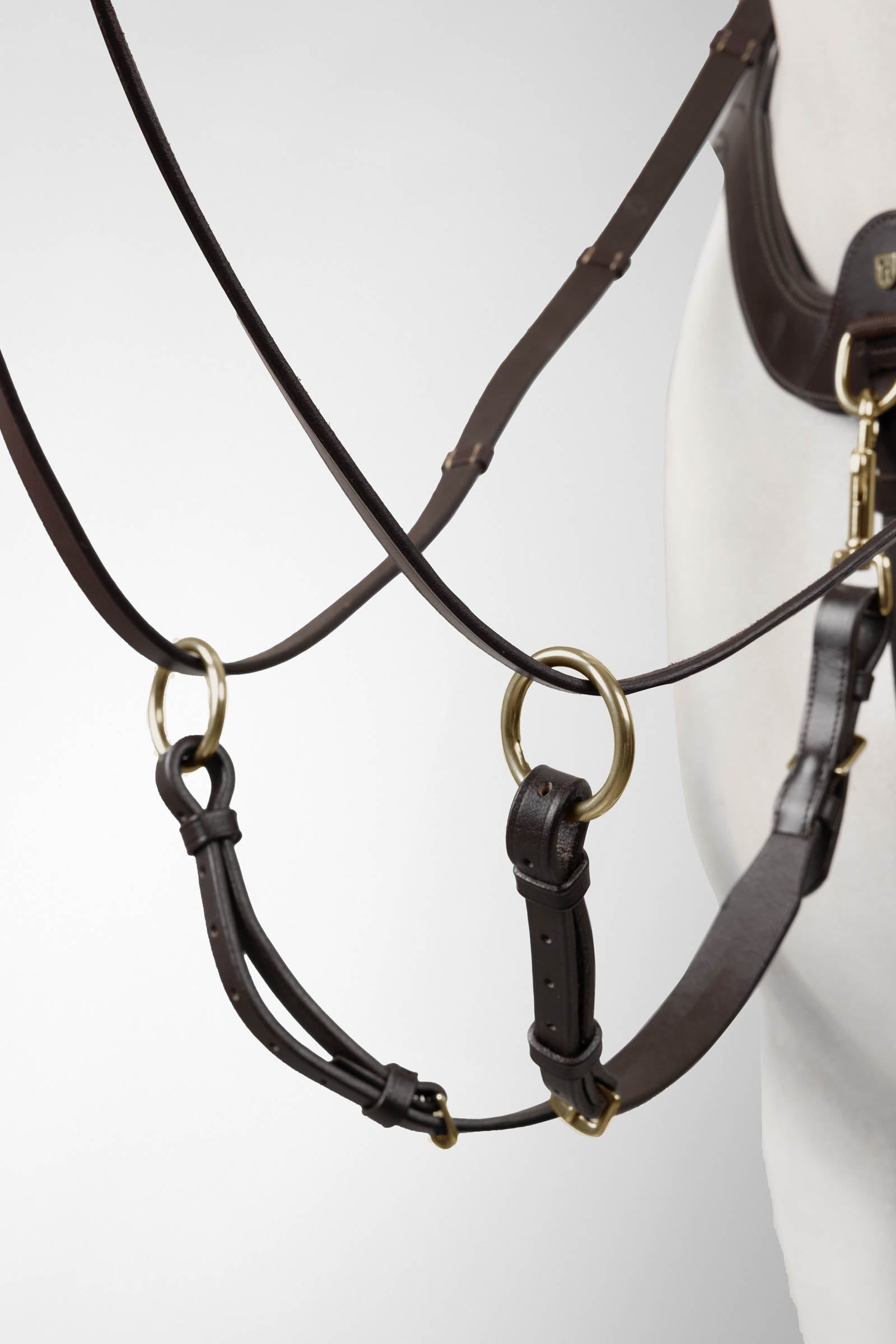 Horze Hampstead Leather Breastplate Bridles & Reins