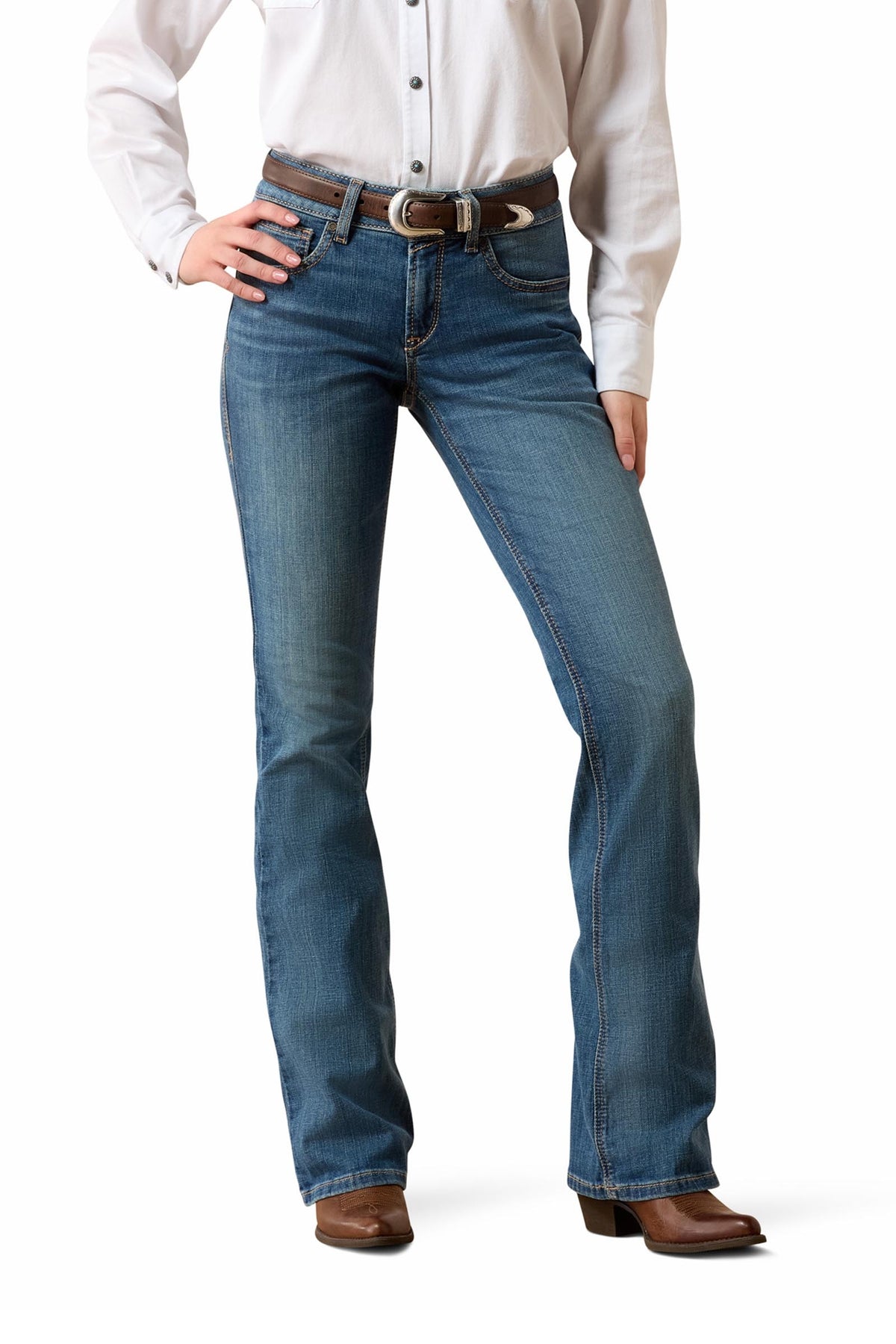 Ariat Dam Maggie Boot Cut-jeans med Perfect Rise Womens Breeches