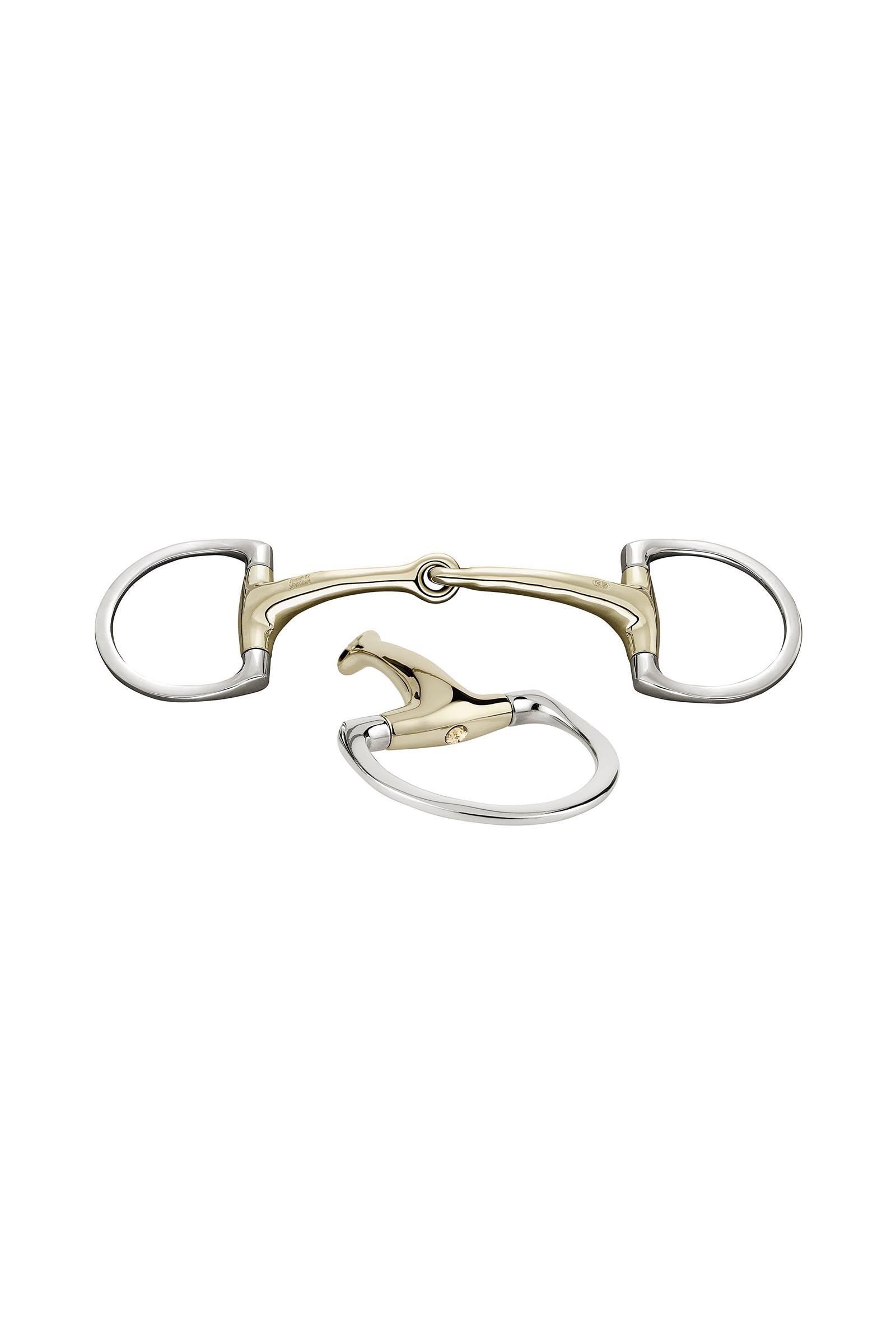 Sprenger Dynamic RS olivbett D ringar, enkelt ledat, 16 mm, Sensogan, med kristaller Bett