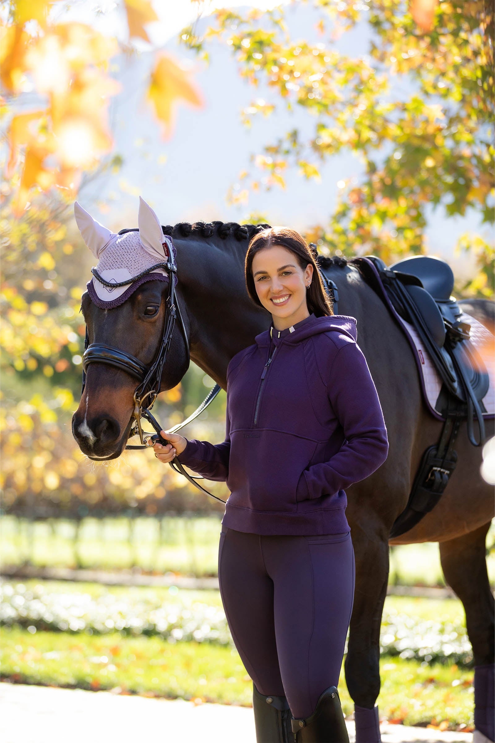 LeMieux Henrietta Women´s Half Zip Hoodie Women’s Riding Clothing