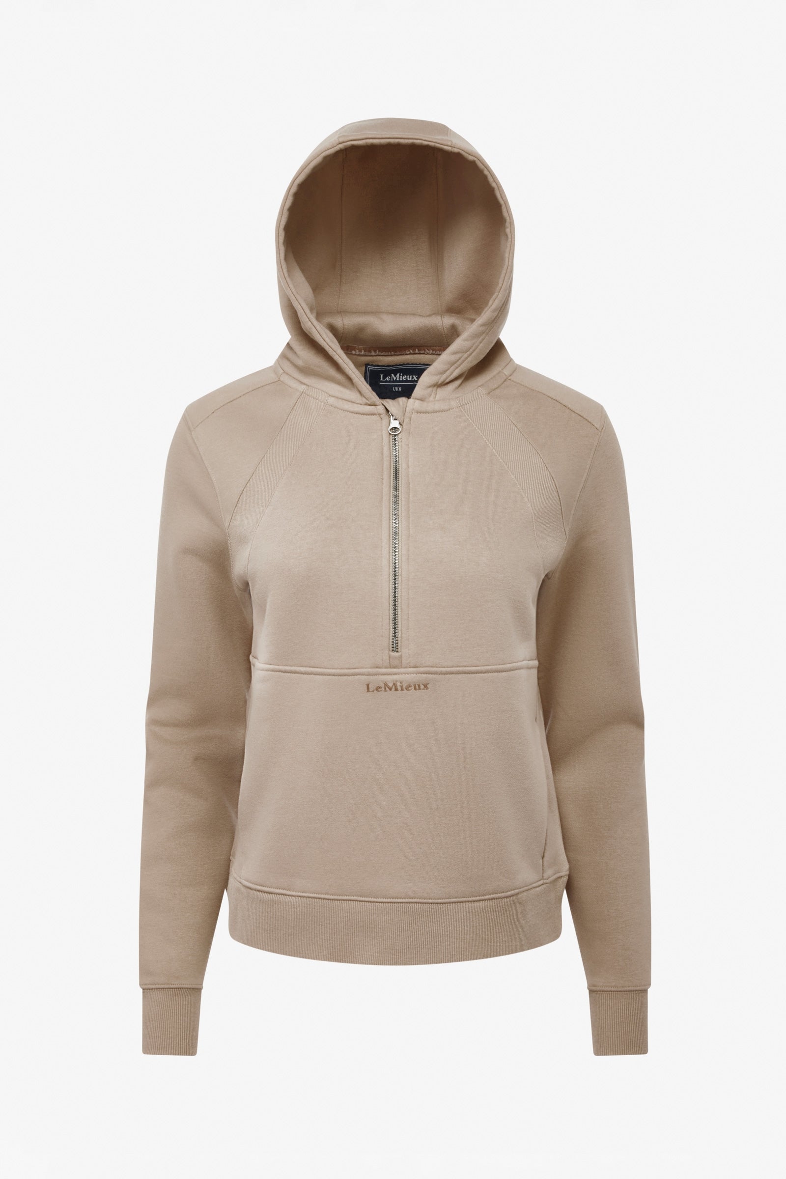 LeMieux Henrietta damhoodie med halv dragkedja Damridkläder