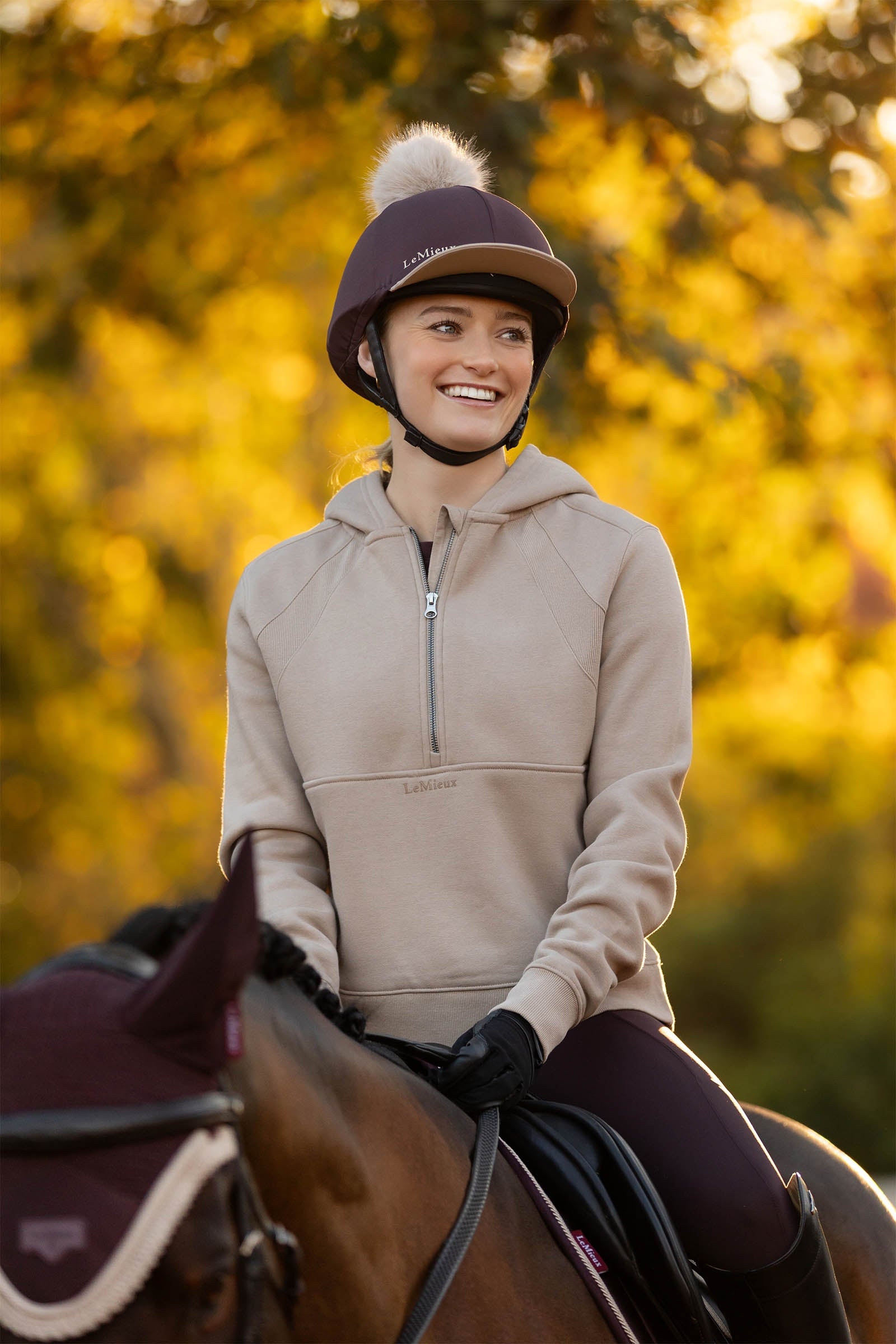 LeMieux Henrietta Women´s Half Zip Hoodie Women’s Riding Clothing