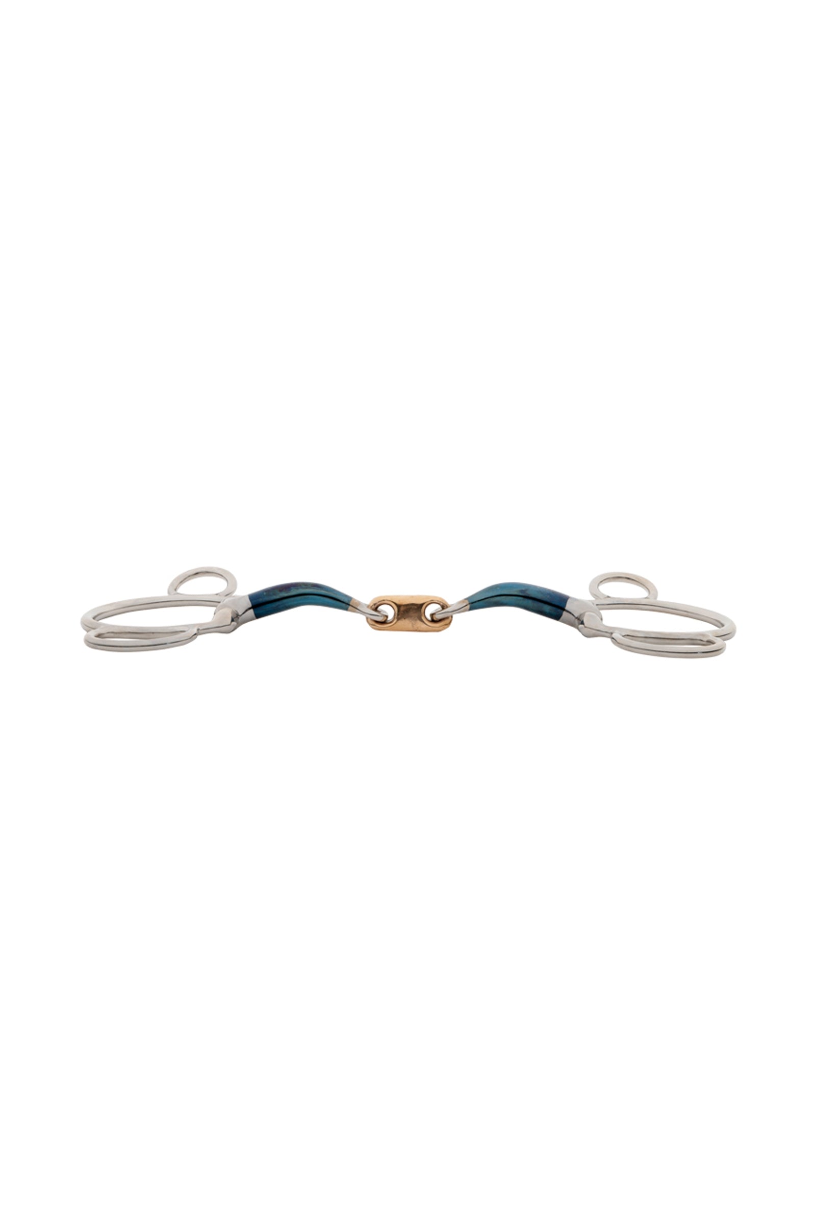 Kavalkade Ergonomic 3-Ring Bit Double Jointed, 14 mm Horse Bits