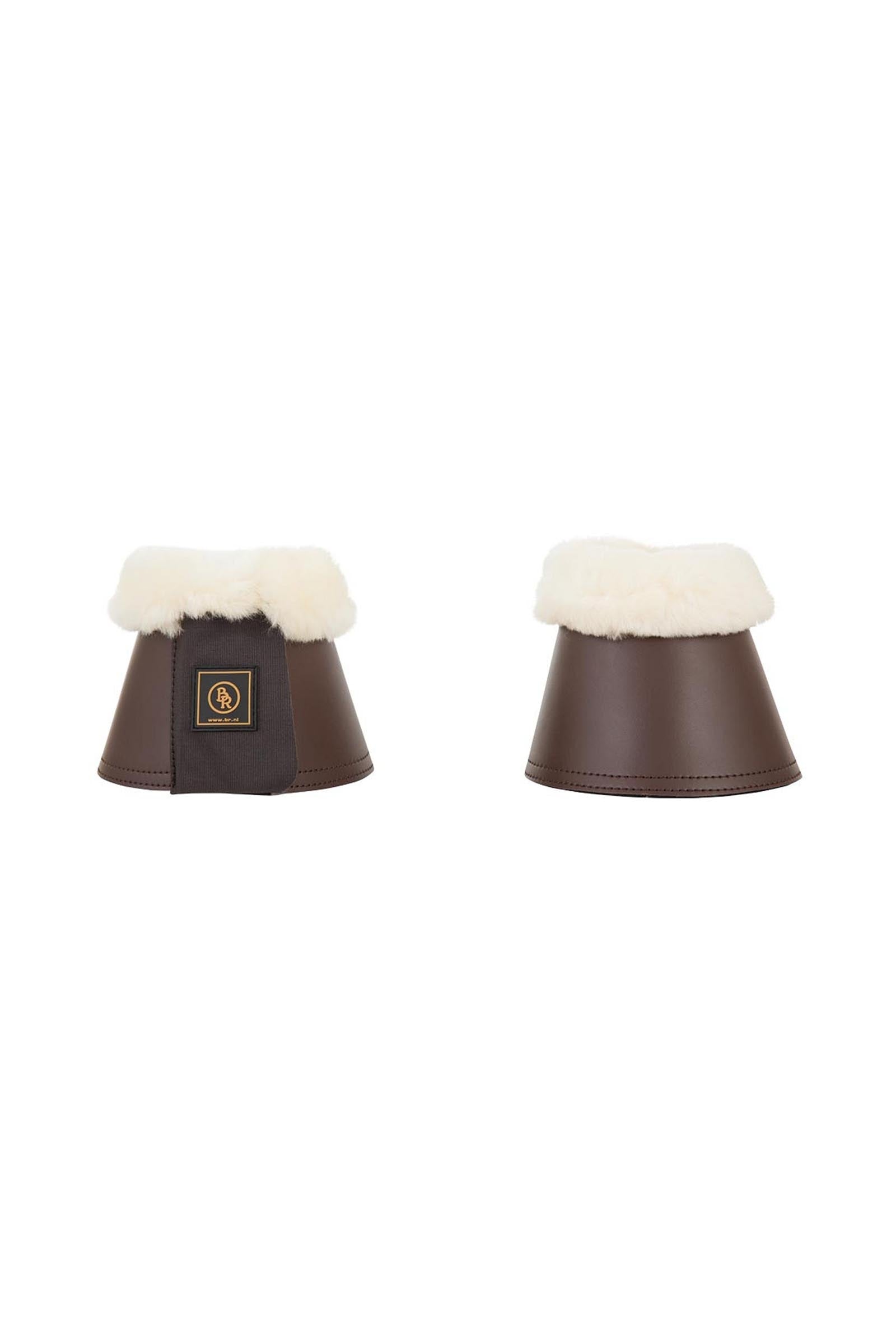 BR Sheepskin Over Reach Boots Leg Protection & Hoof Protection for Horses