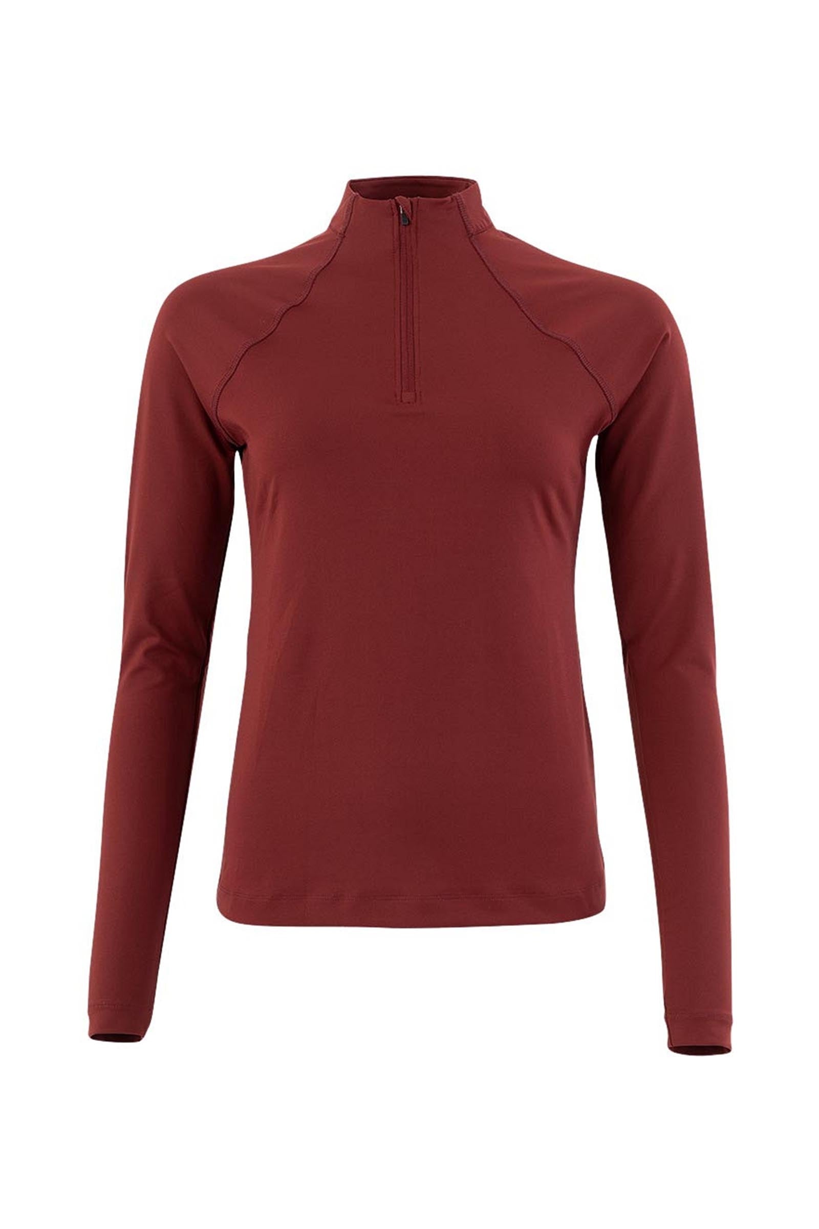BR CLX dam långärmad zip up tröja Damridkläder