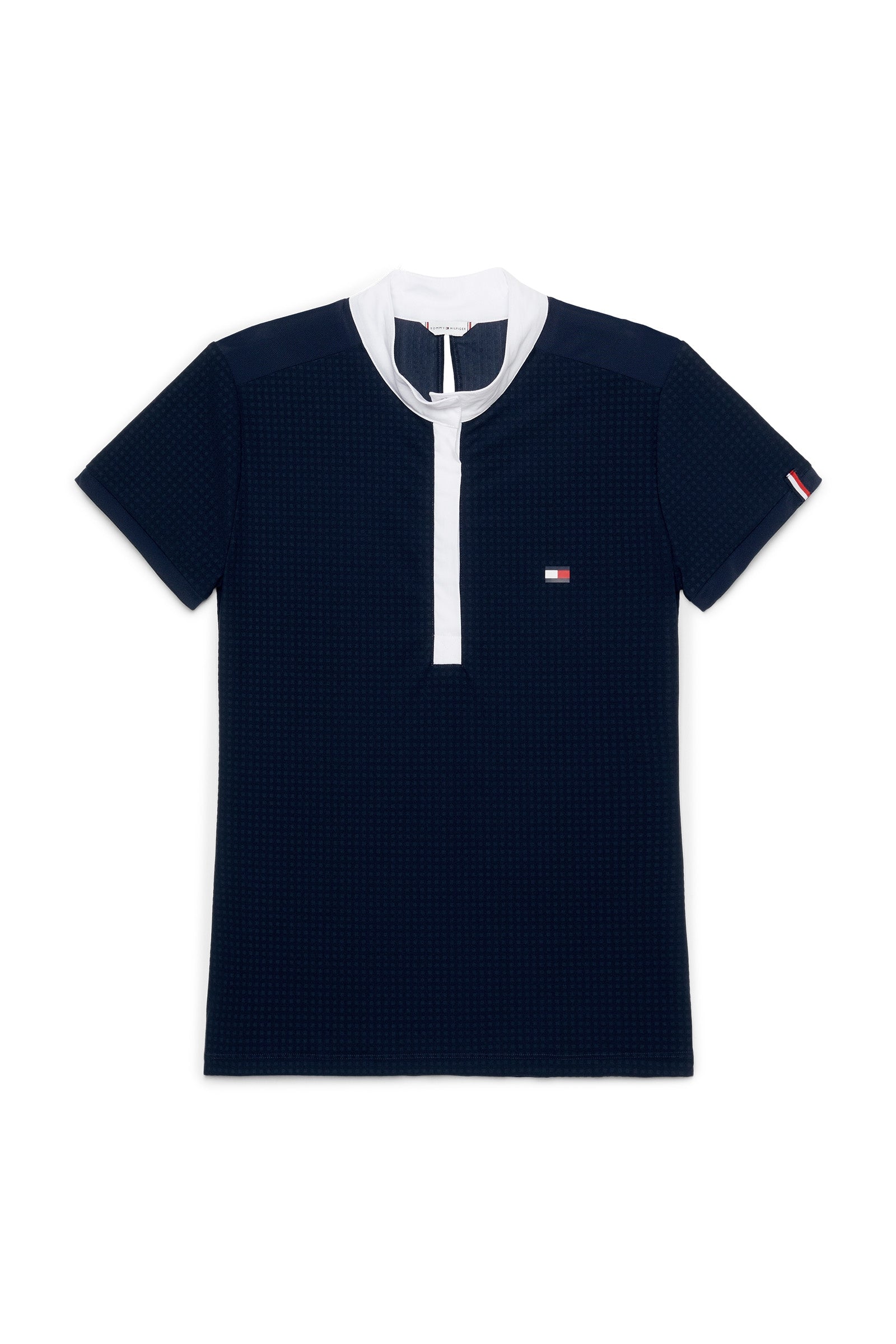 Tommy Hilfiger Equestrian Chelsea Kylig Kortärmad Polo Tröja med Logo Damridkläder