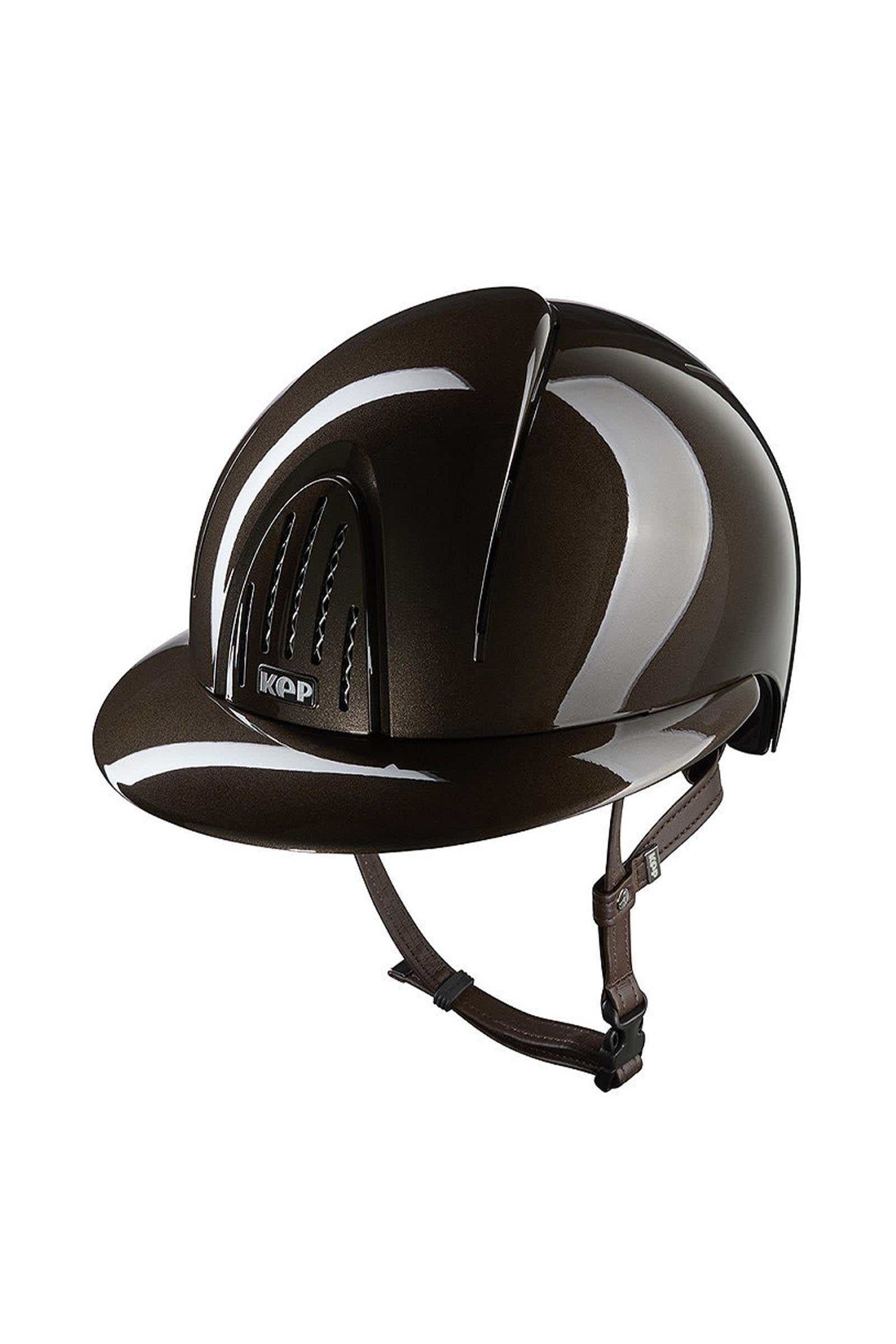 KEP Helmets KEP NOVA ABS Metal Polish Polo Riding Helmet Safety Equipment