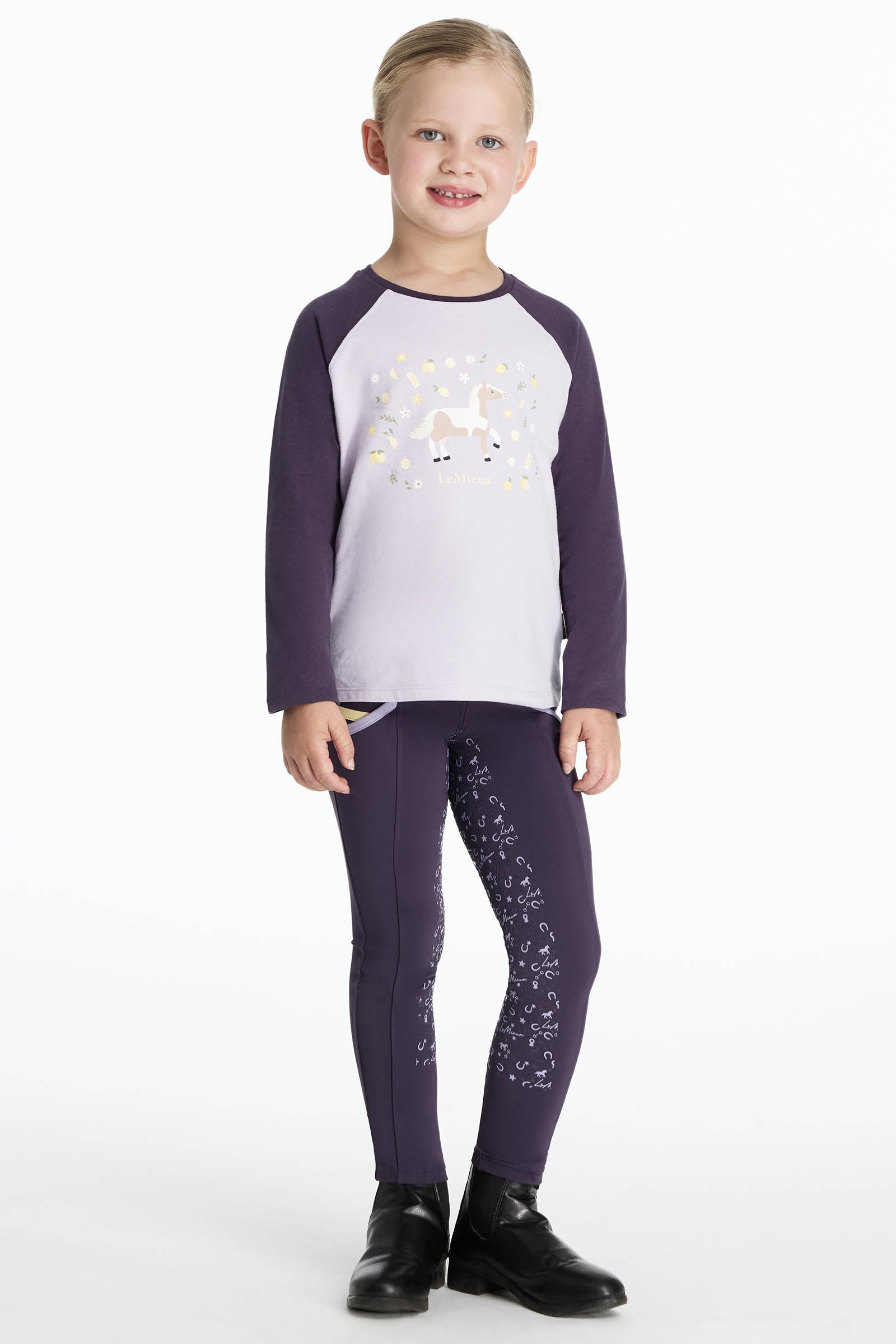 LeMieux Mini Jamie Chancer Kid´s Long Sleeve Top Kids Apparel
