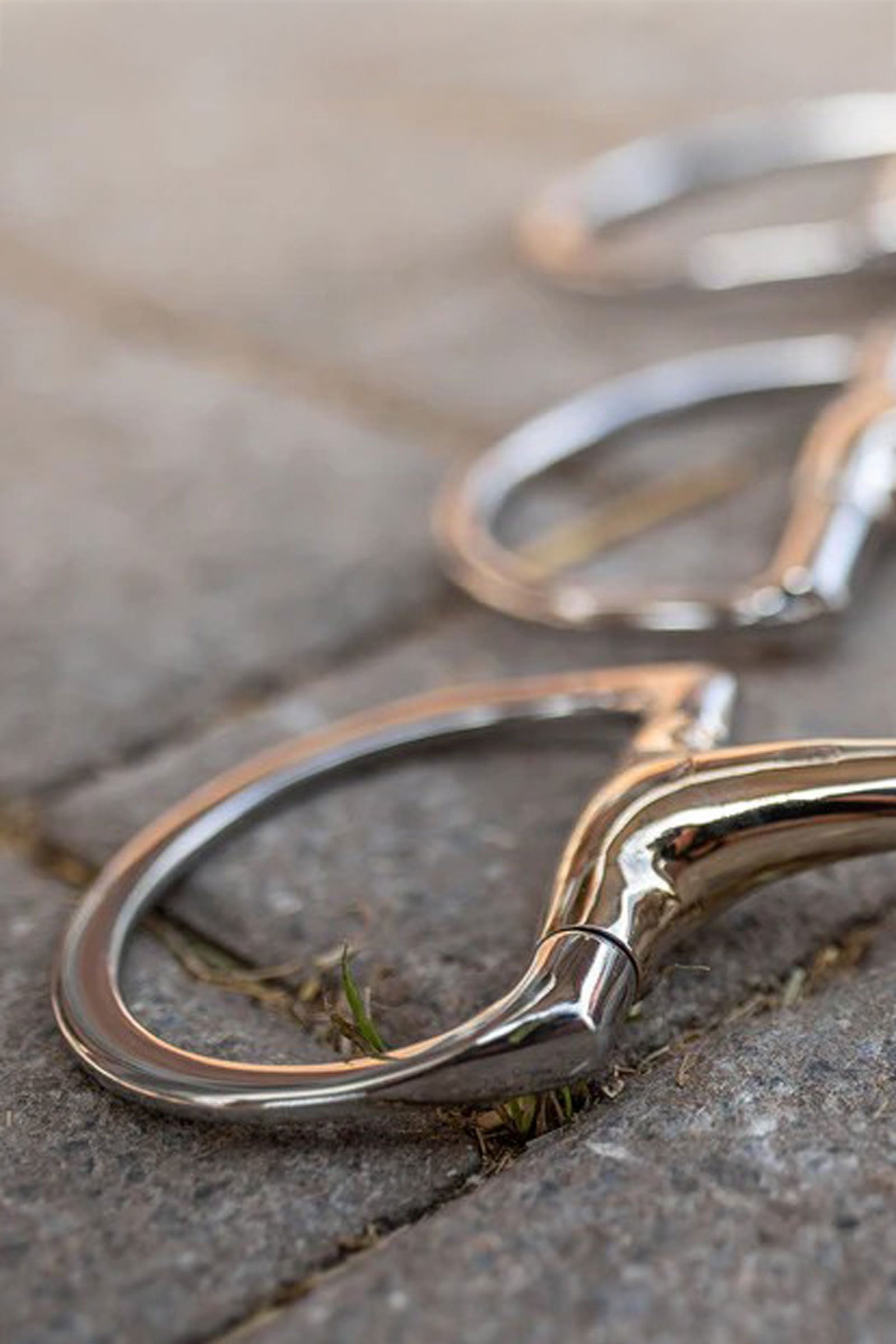 Sprenger Novocontact Eggbutt Bit With D-Rings, double jointed, Sensogan, 16mm Horse Bits