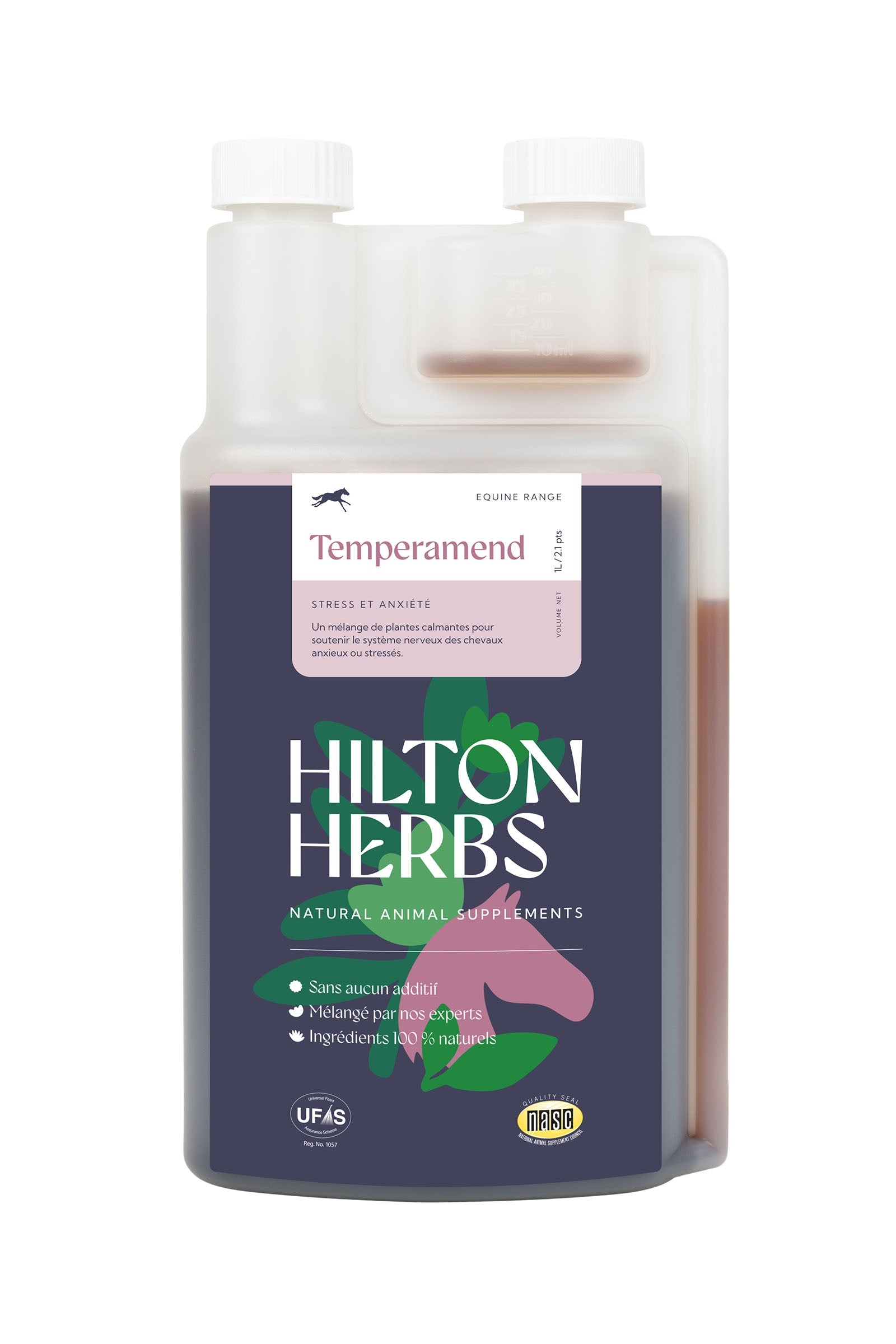 Hilton Herbs HiltonHerbs Calm & Collected – Temperamend  1 Litre Horse Feed & Nutrition