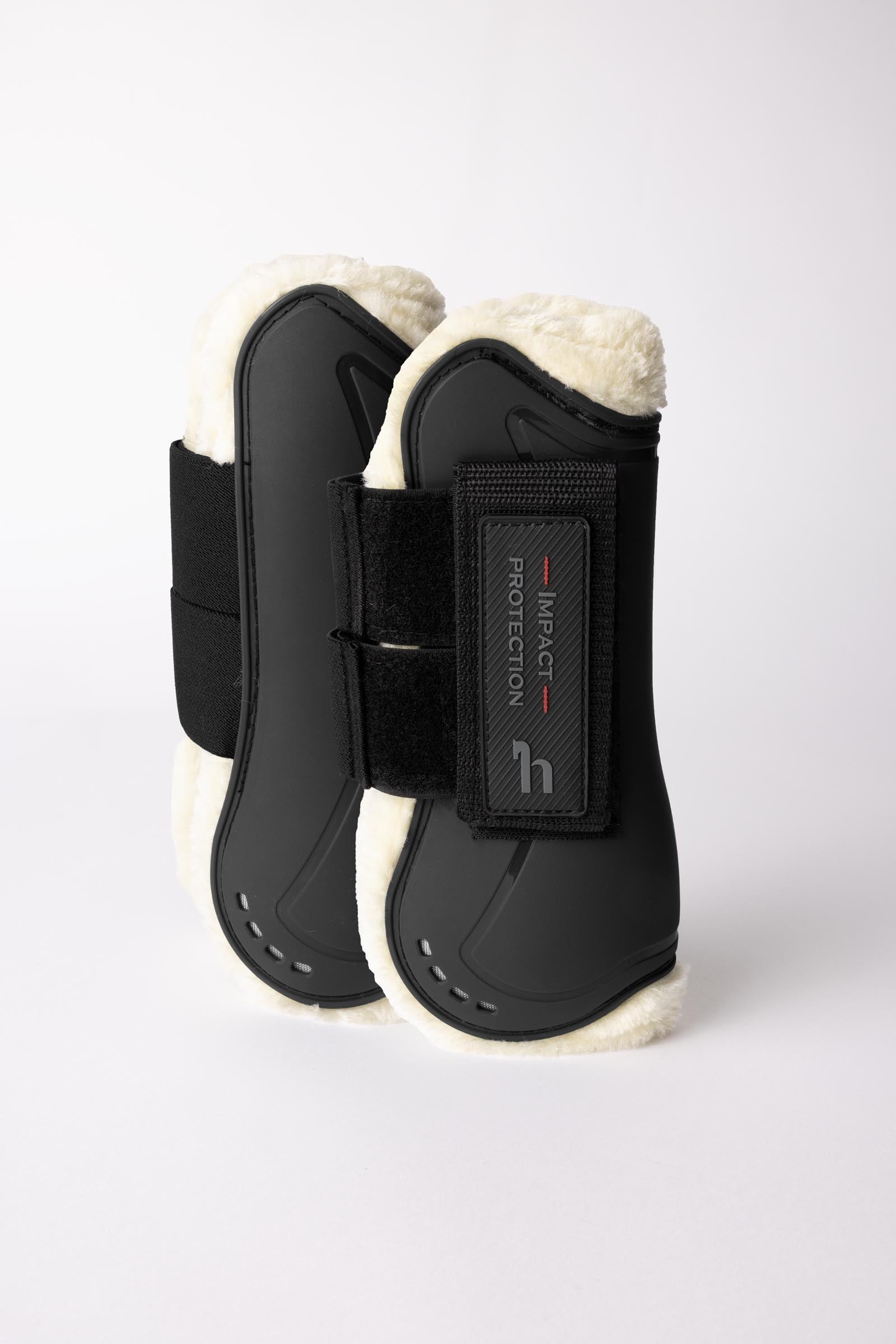 Horze Armour Airflow Senkydd med konstpäls Leg Protection & Hoof Protection for Horses