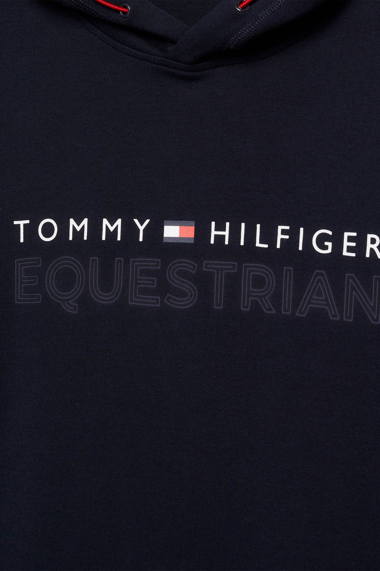 Tommy Hilfiger Equestrian London Logo Fleece Hoodie Mens Riding Clothing
