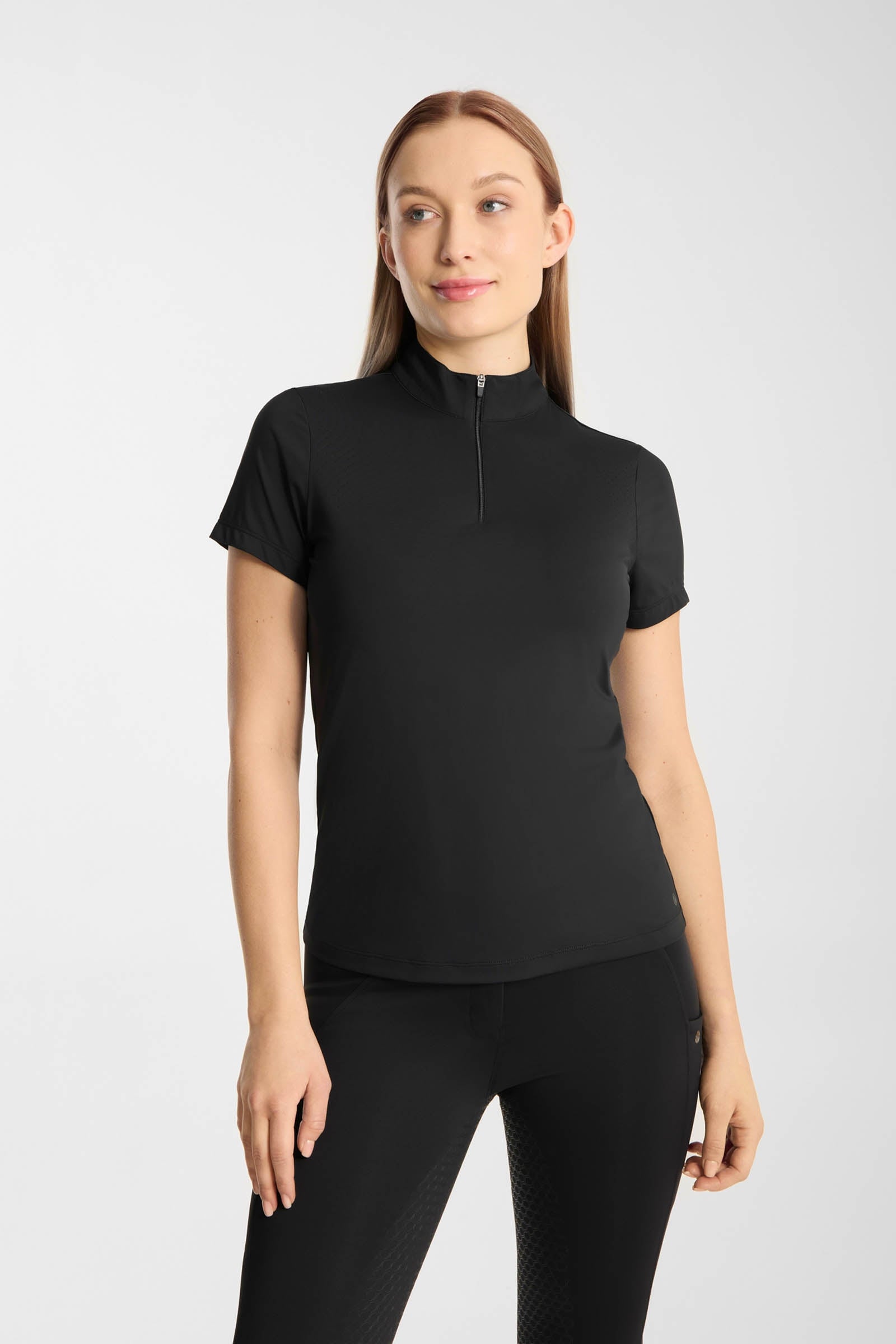 Horze Emmie svalkande träningsshirt dam kort ärm Damridkläder