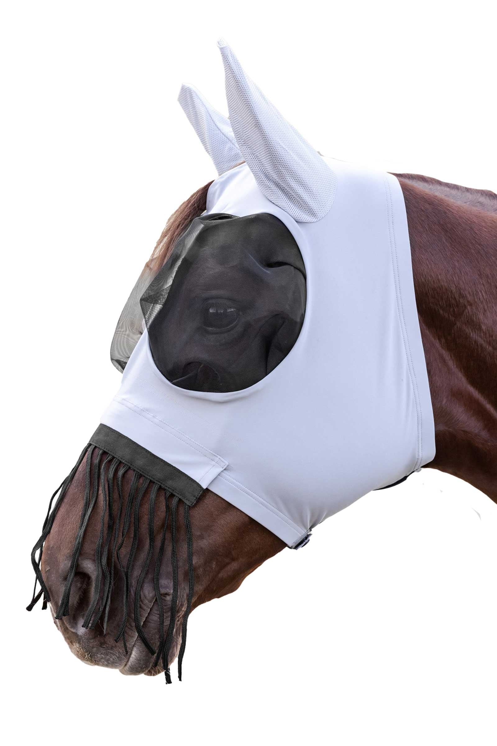 Waldhausen Puck flugmask med dragkedja, nosfransar och UV-skydd Flugskydd