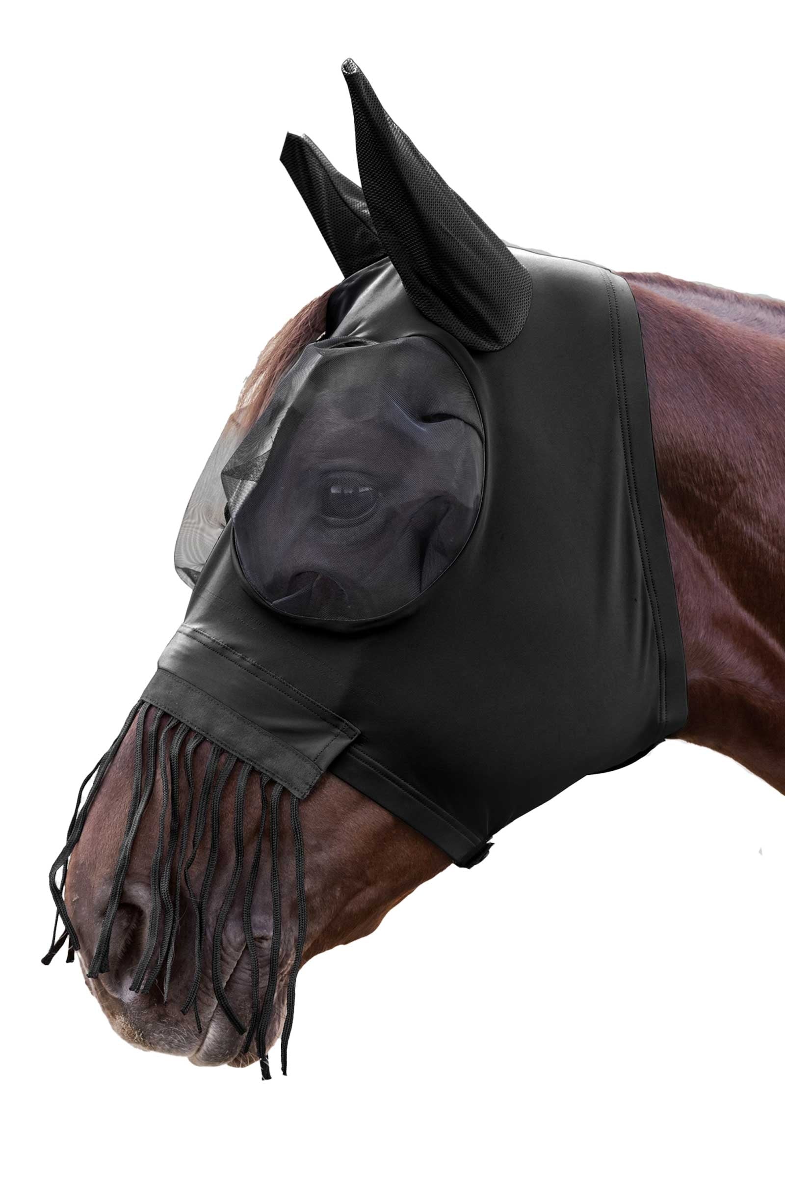 Waldhausen Puck flugmask med dragkedja, nosfransar och UV-skydd Flugskydd