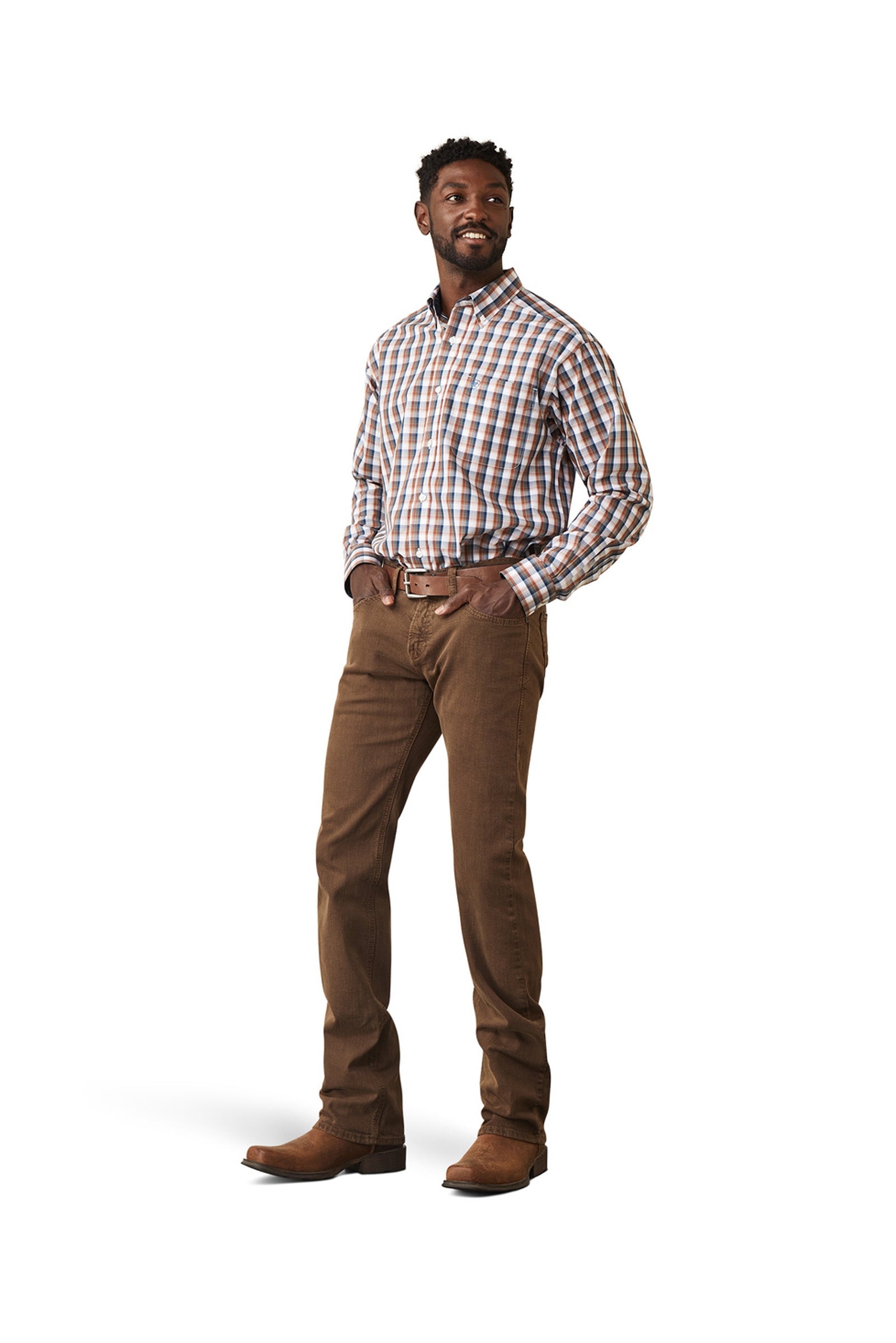 Ariat Men's M7 Str Grizzly Straight Jeans Olive Mens Riding Clothing