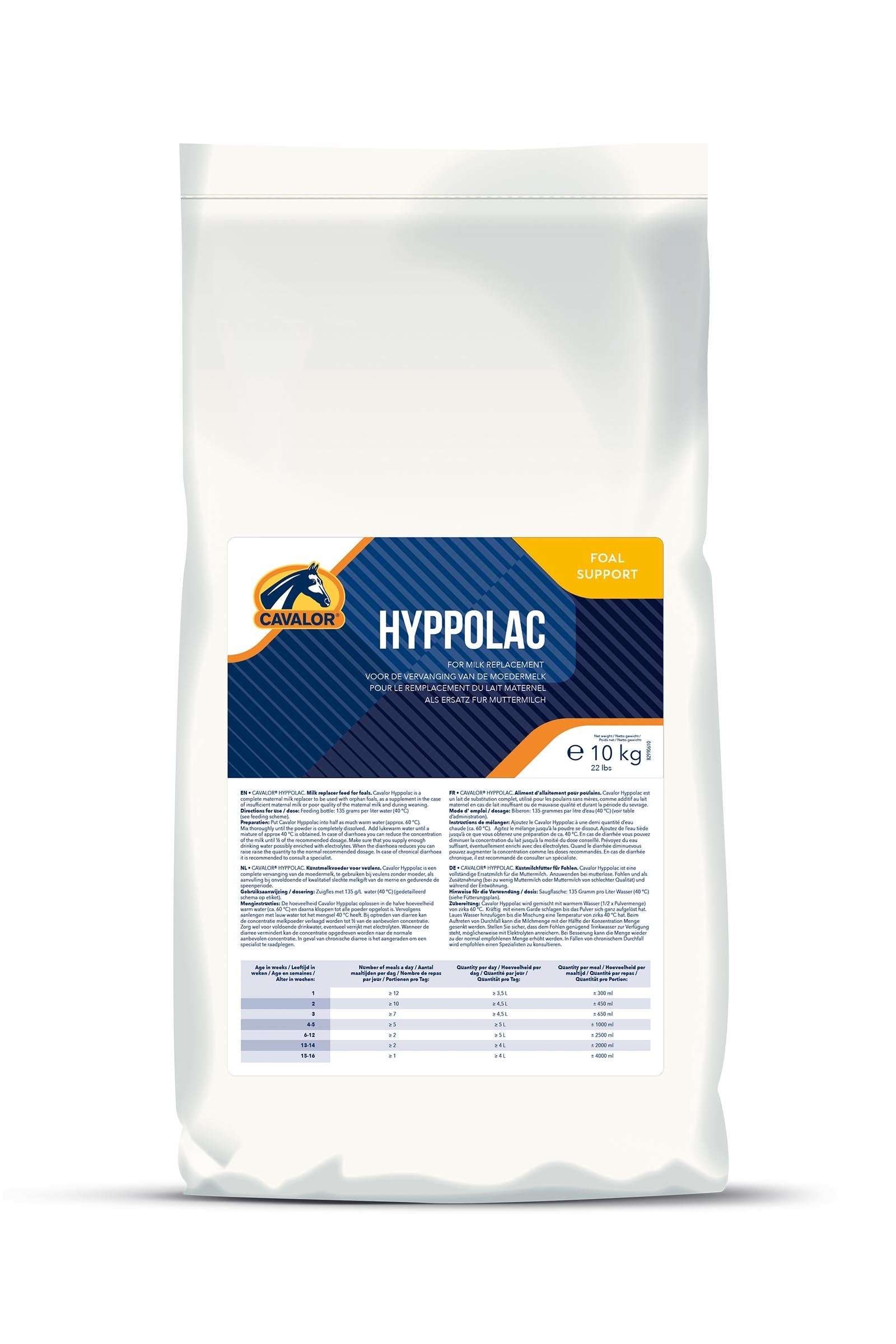 Cavalor Hyppolac pulver, föl, 10 kg Horse Feed & Nutrition