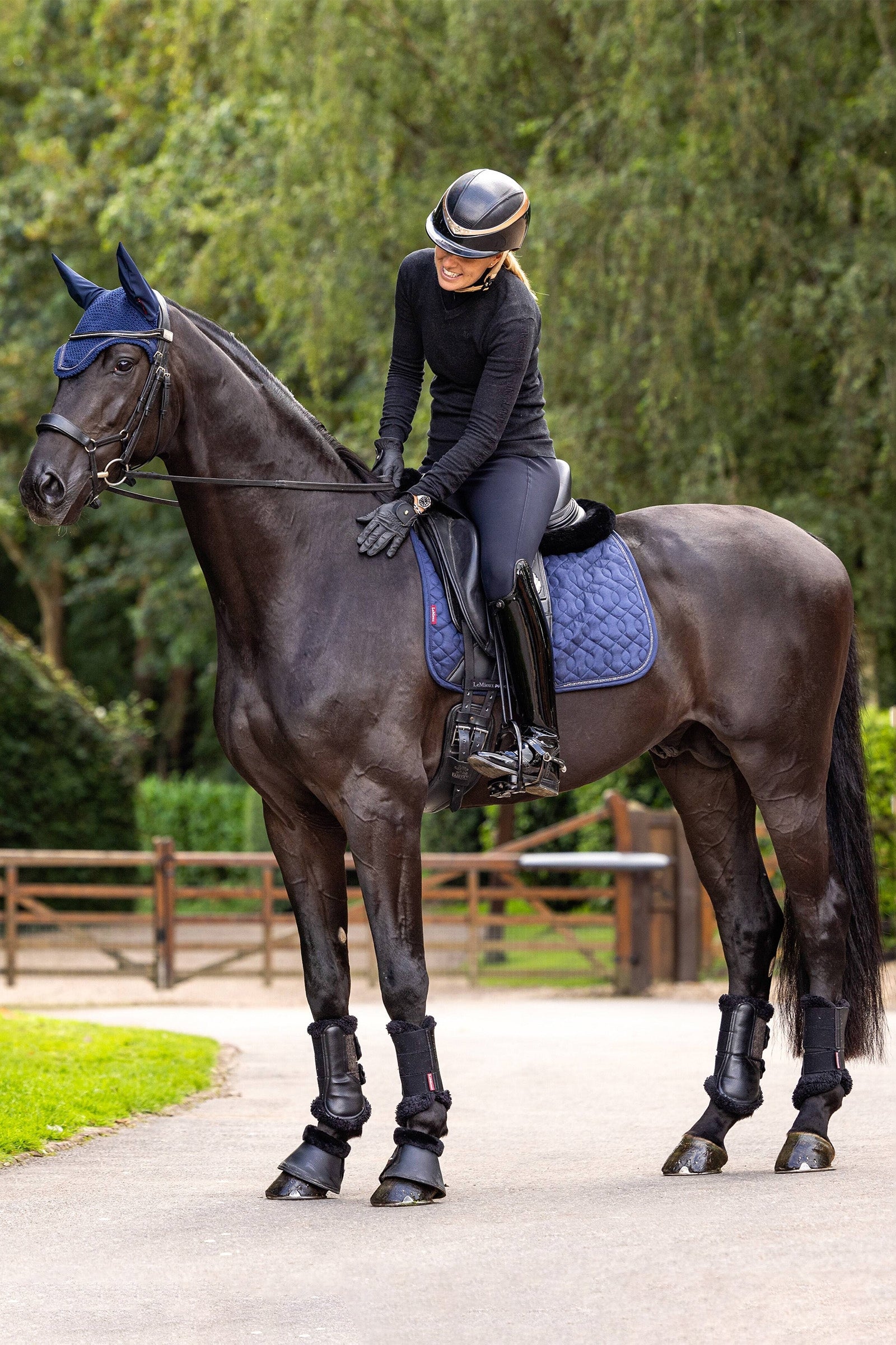 LeMieux Crystal Fly Hood Saddle Pads
