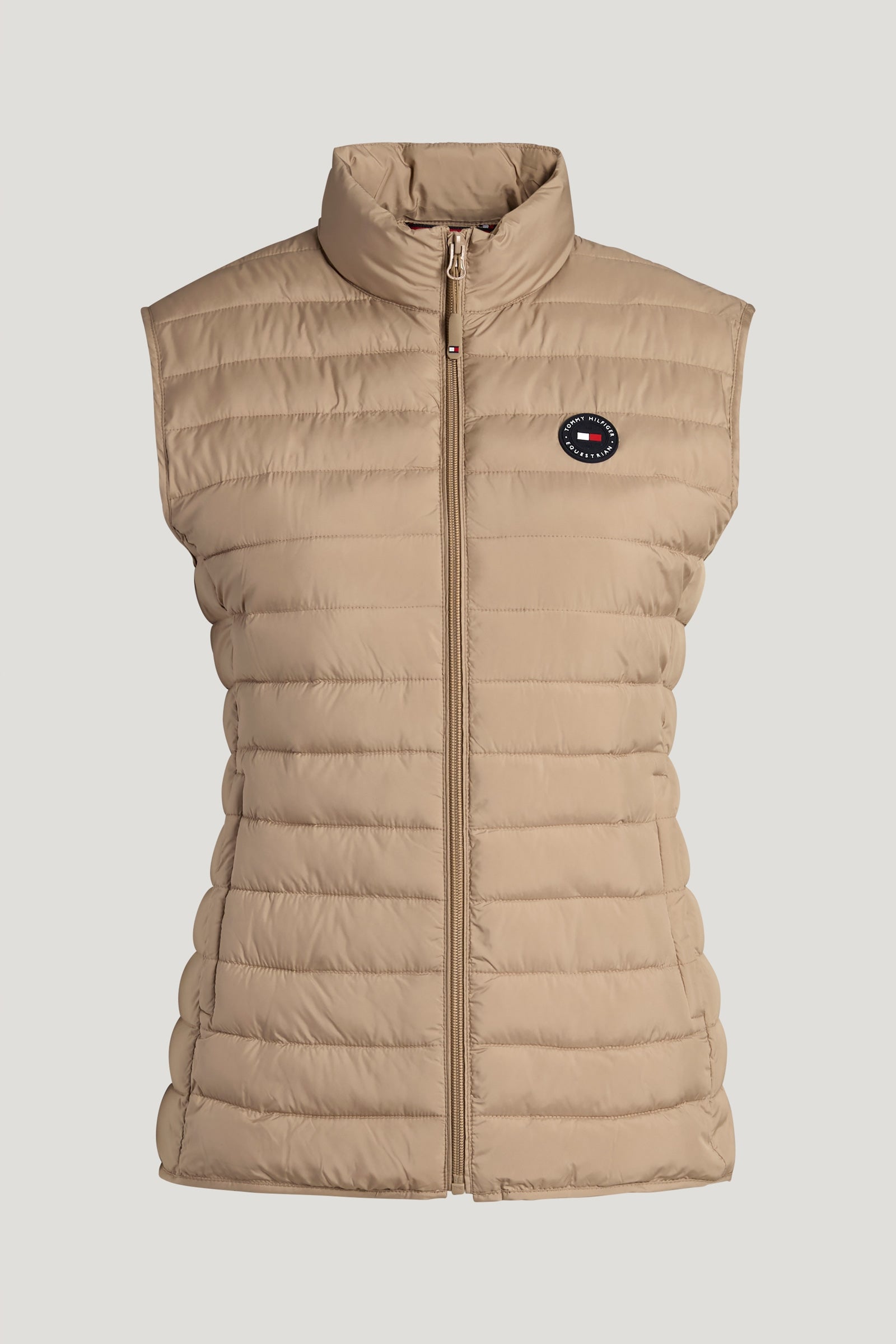 Tommy Hilfiger Equestrian Serano vadderad väst för dam Damridkläder