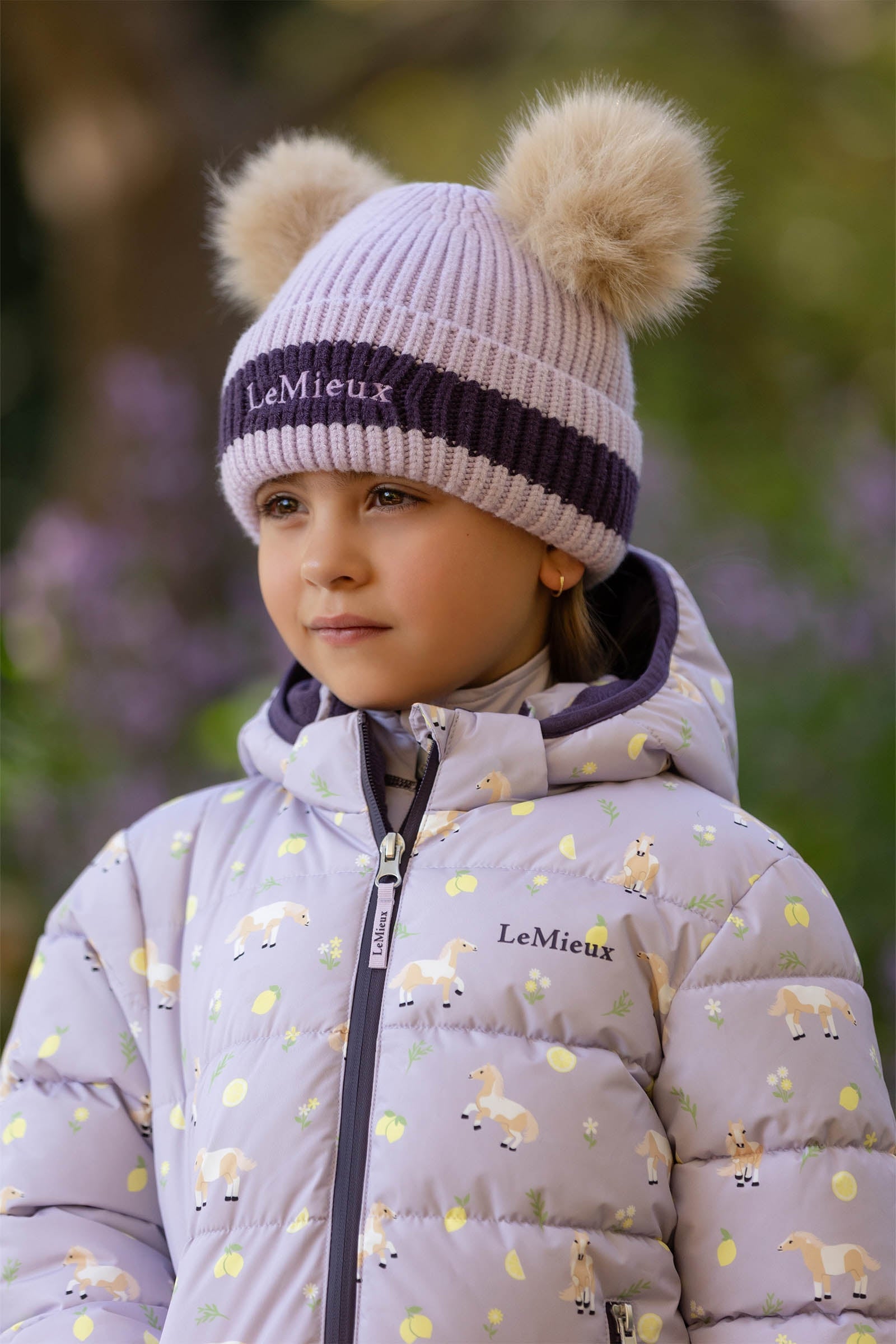 LeMieux Mini Double Pom Beanie Accessories