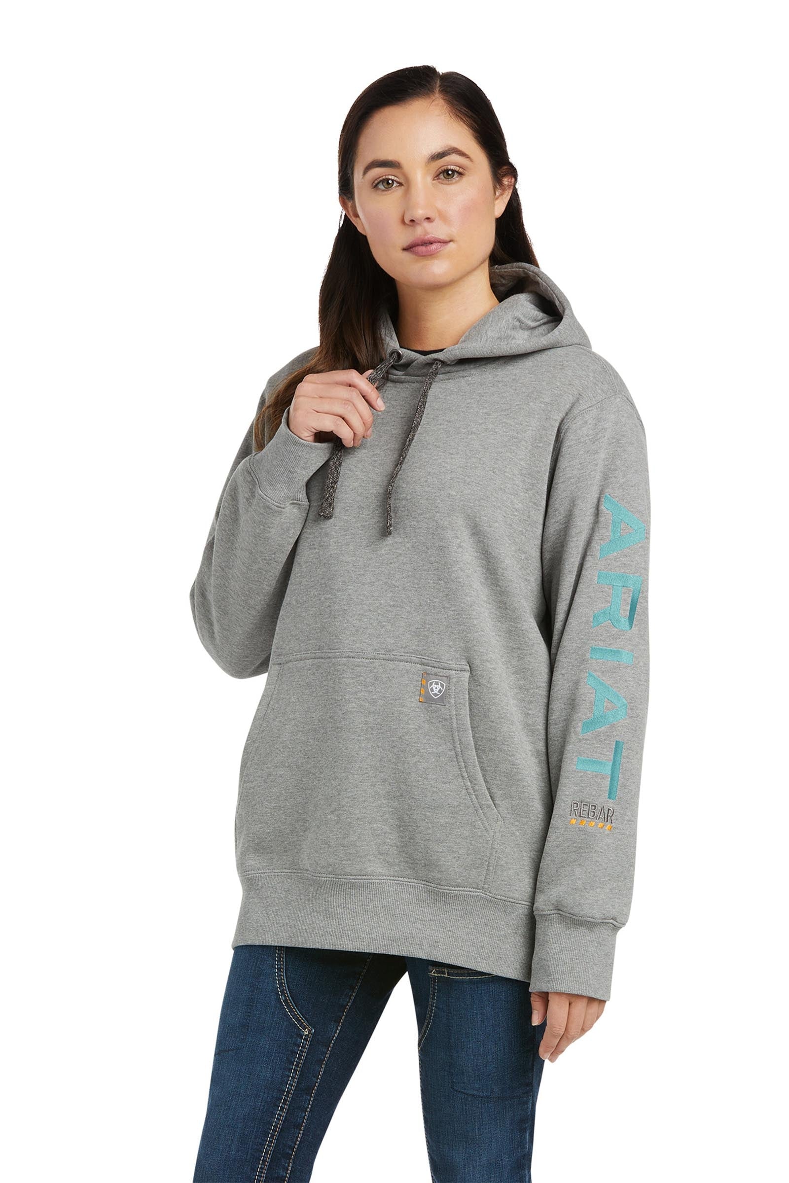 Ariat Rebar Graphic Hoodie, dam Damridkläder