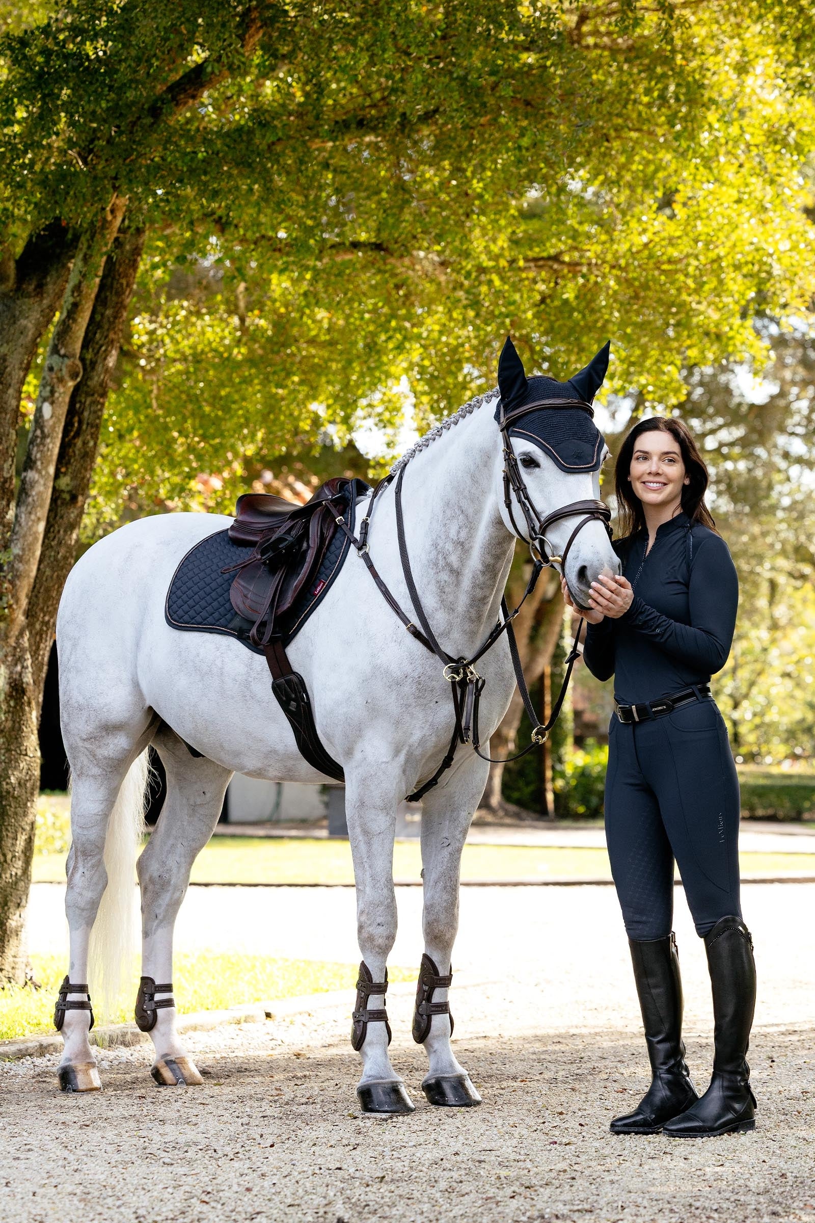 LeMieux Brilliance Fly Hood Saddle Pads