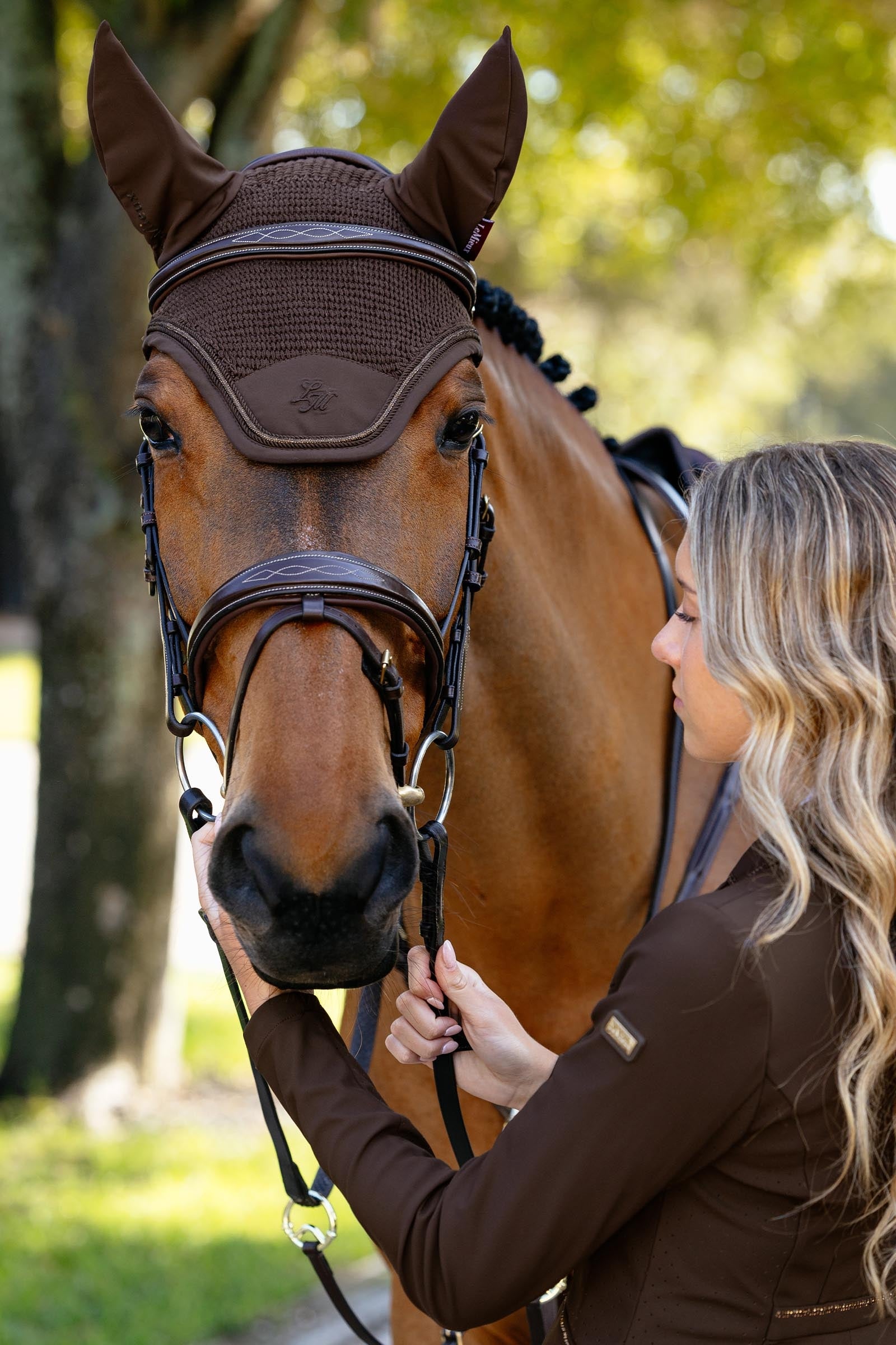 LeMieux Brilliance Fly Hood Saddle Pads