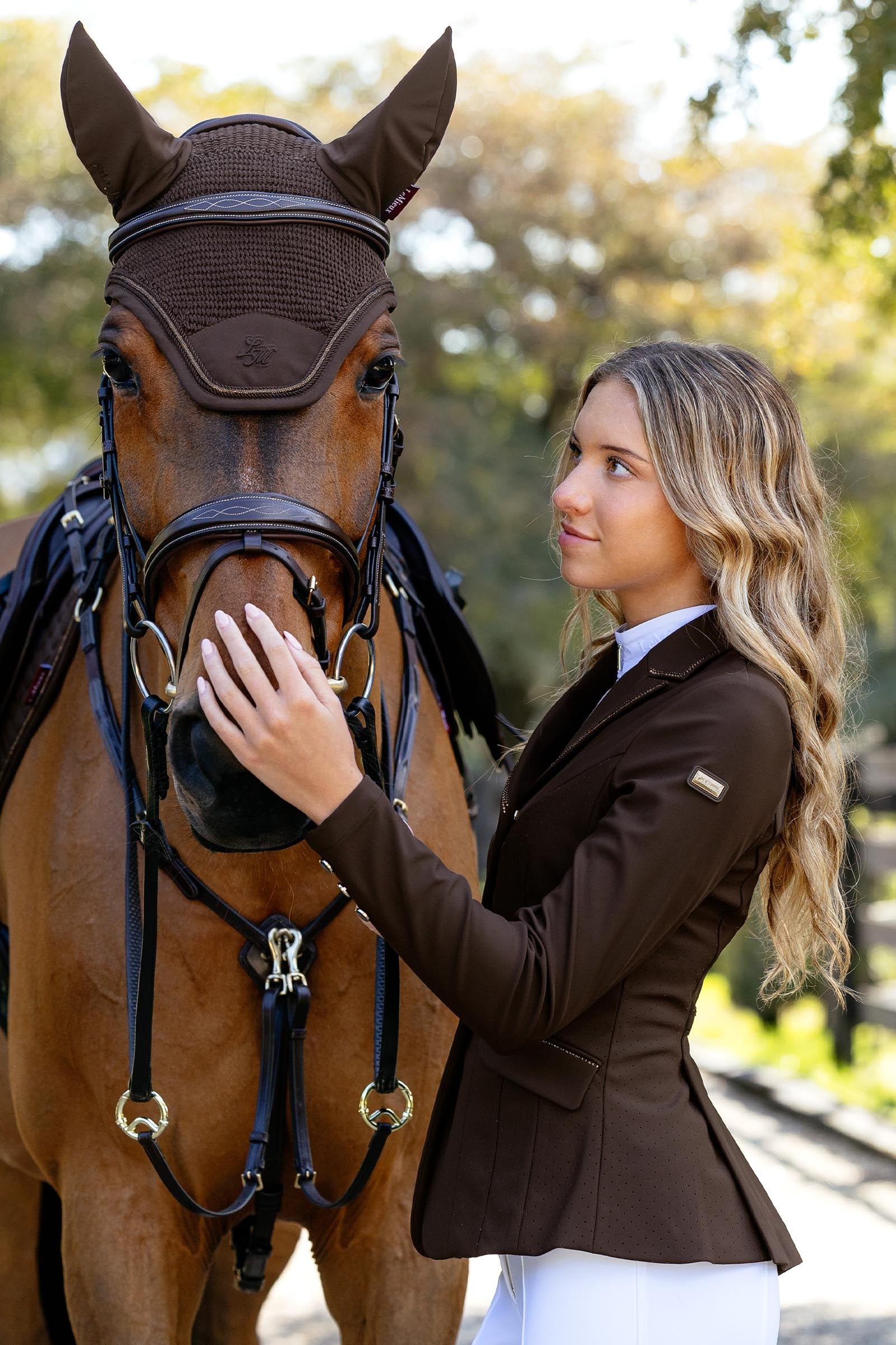 LeMieux Brilliance Fly Hood Saddle Pads