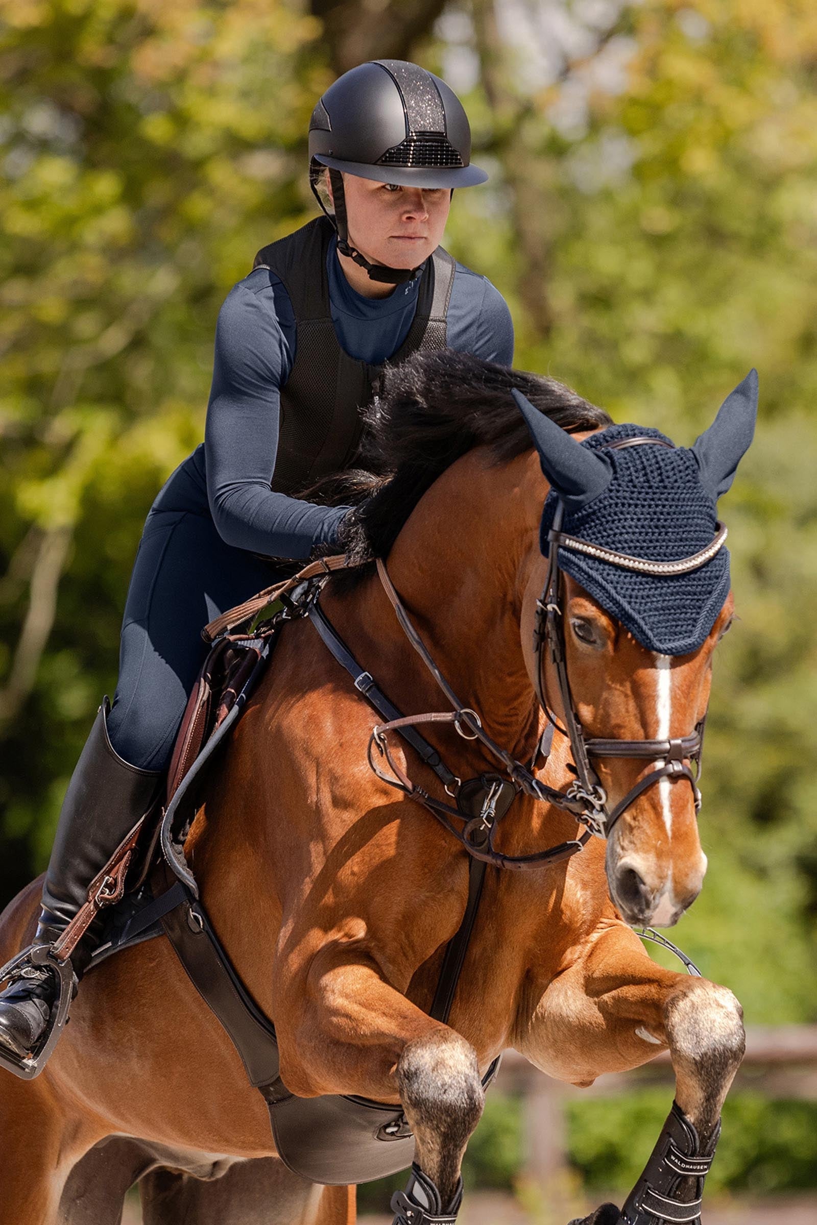 Waldhausen SWING H24 Lady Shine Riding Helmet Safety Equipment