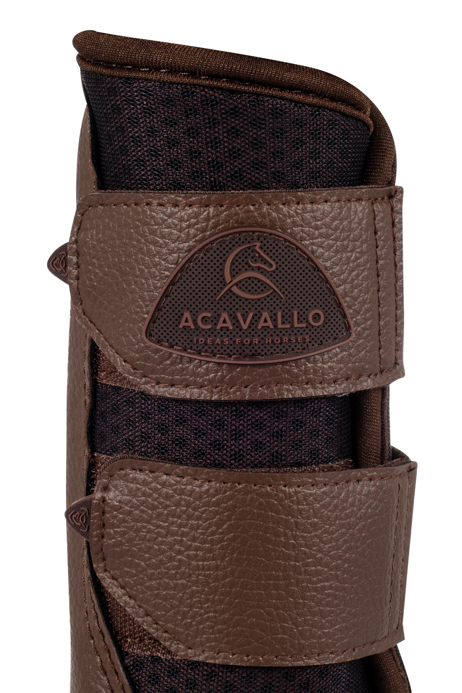 Acavallo Neoprene Brushing Boots, Front Leg Protection & Hoof Protection for Horses